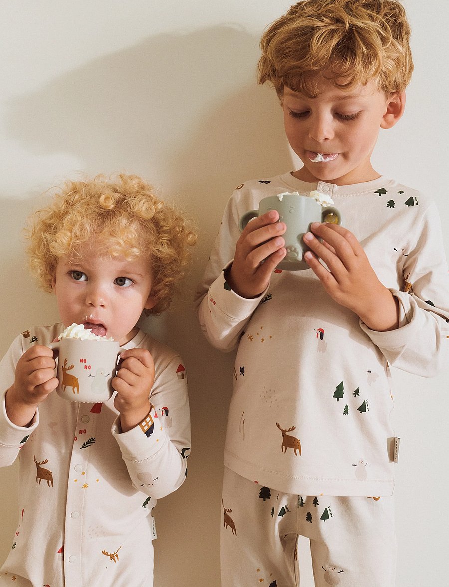 Liewood - Wilhelm Grow Printed Pyjamas Set - pyjamassæt - holiday / sandy - 4