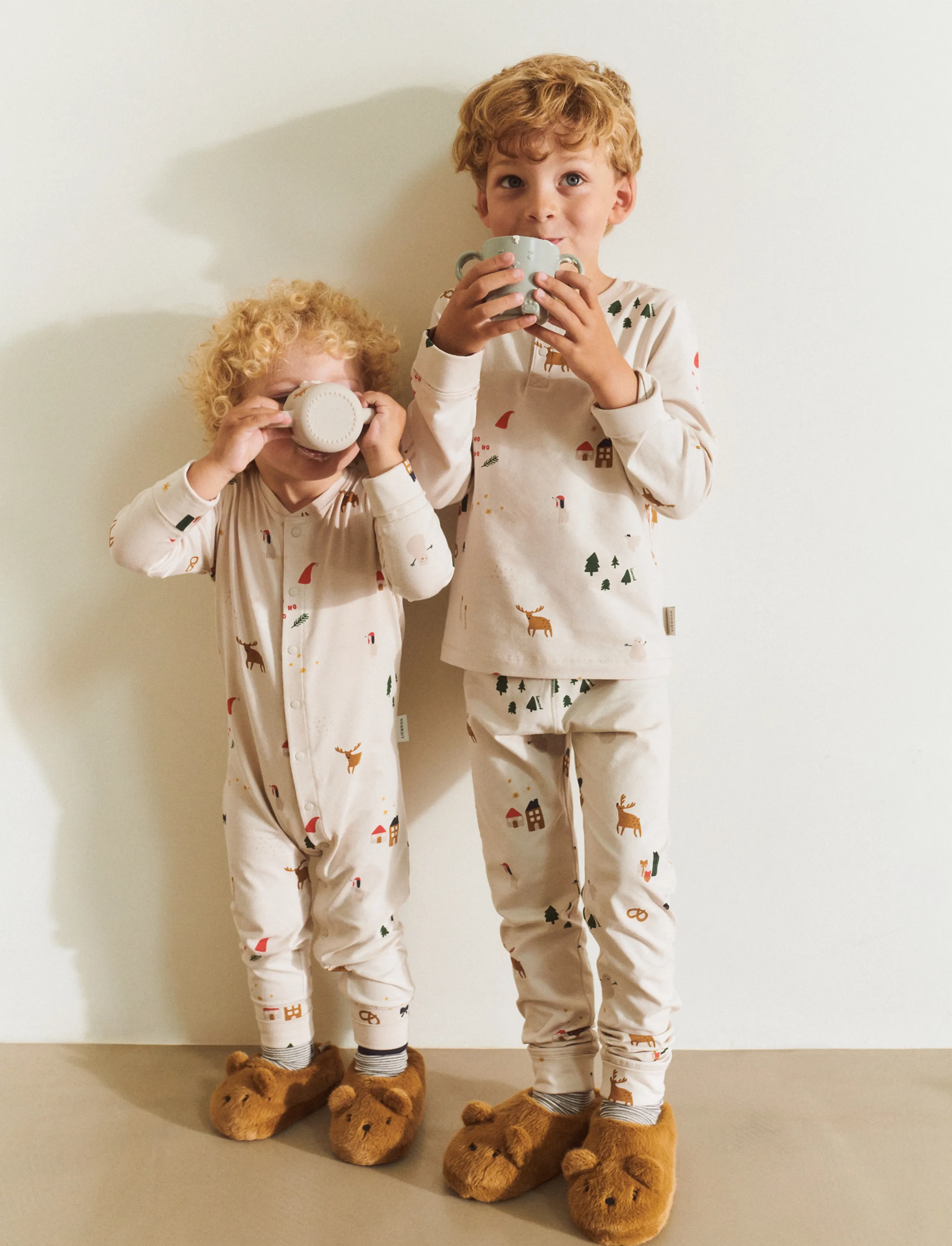 Liewood - Wilhelm Grow Printed Pyjamas Set - pyjamassæt - holiday / sandy - 5