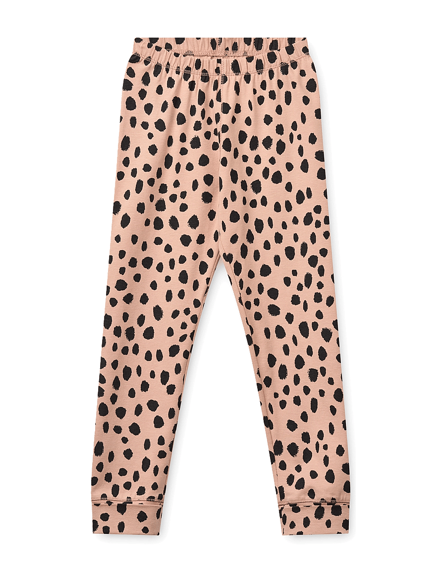 Liewood - Wilhelm Grow Printed Pyjamas Set - komplektid - leo spot / pale tuscany - 2
