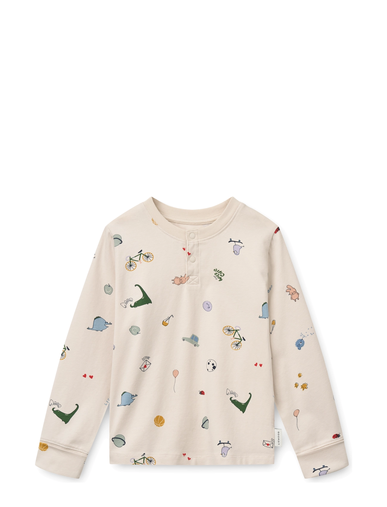 Liewood - Wilhelm Grow Printed Pyjamas Set - komplektid - tamtam / sandy - 2