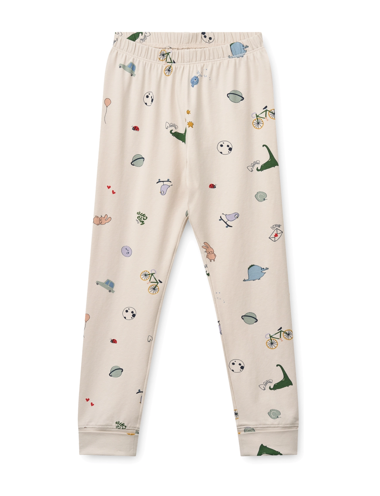 Liewood - Wilhelm Grow Printed Pyjamas Set - komplektid - tamtam / sandy - 3