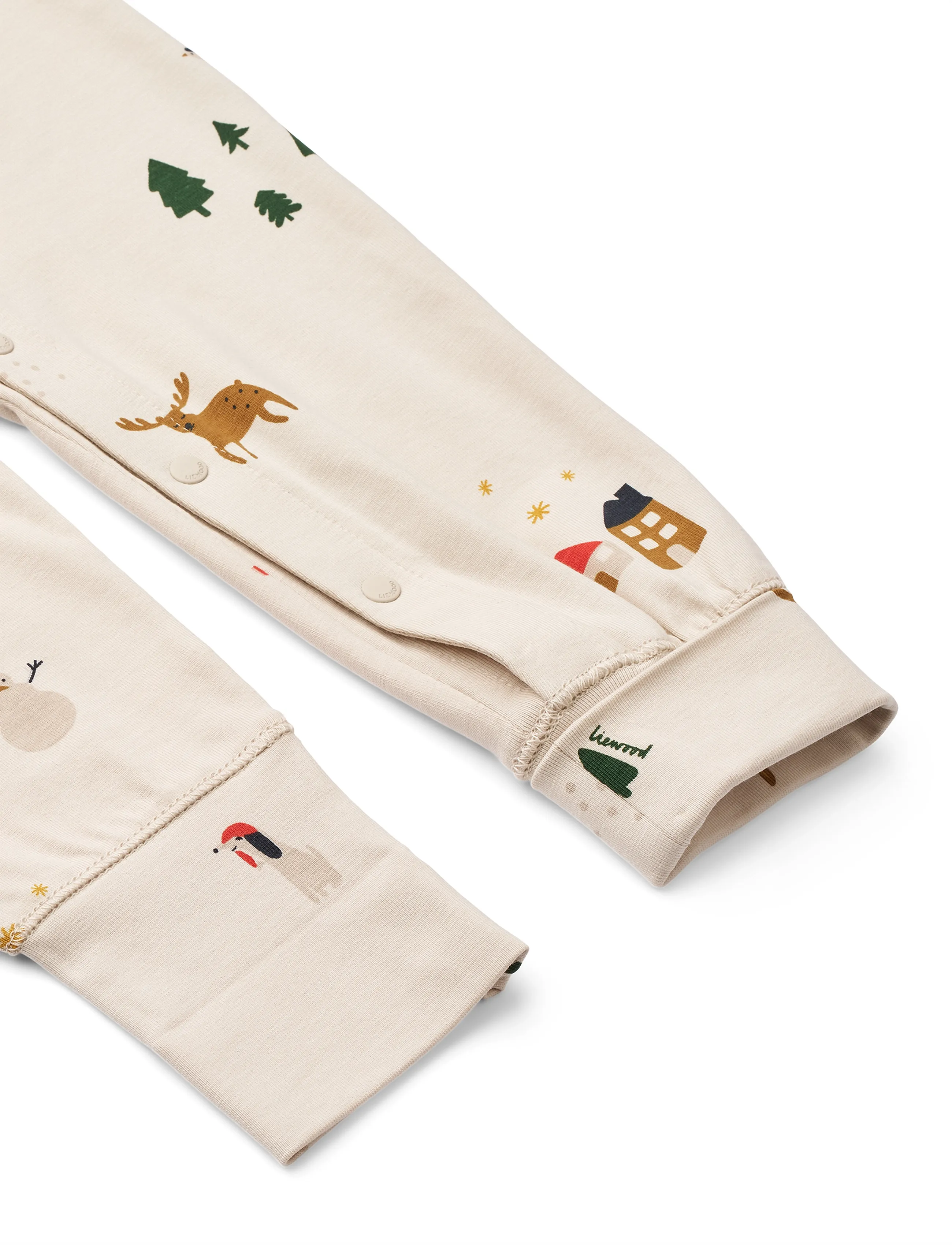 Liewood - Birk Grow Printed Pyjamas Jumpsuit - natdragter - holiday / sandy - 5