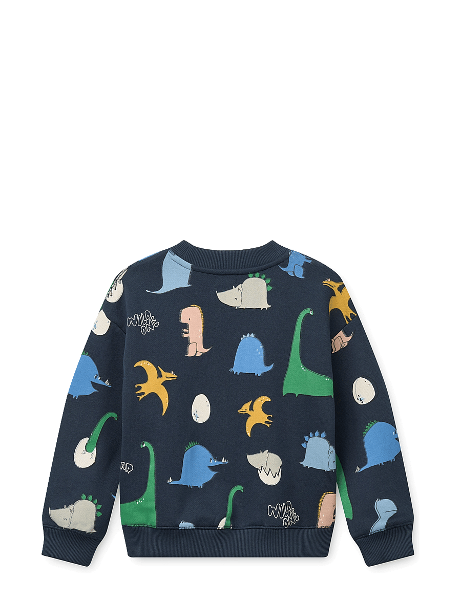 Liewood - Ridley Printed Sweatshirt - sweatshirts - dino roar / classic navy - 1