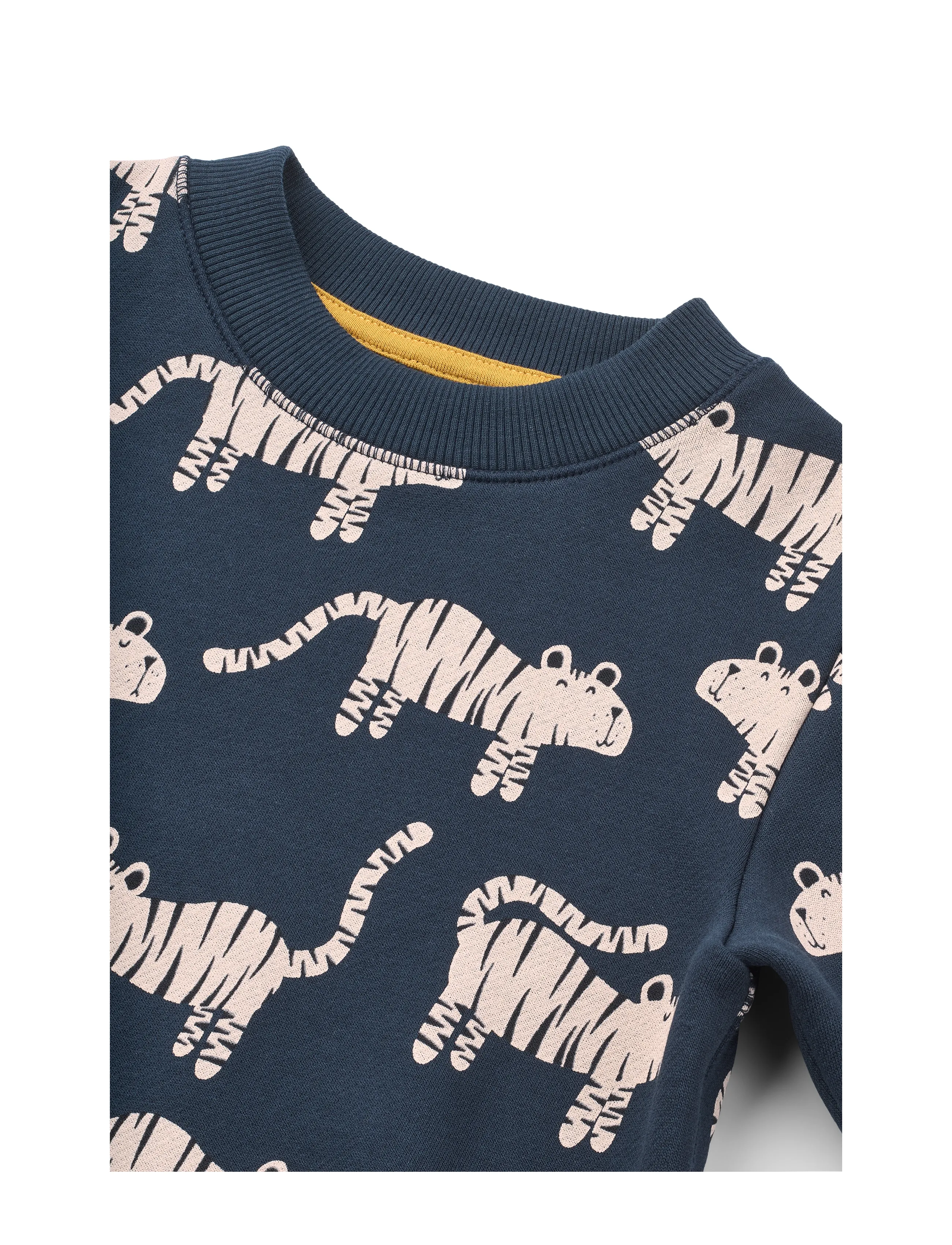 Liewood - Ridley Printed Sweatshirt - tiger / classic navy - 2