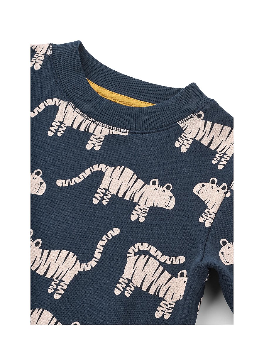 Liewood - Ridley Printed Sweatshirt - tiger / classic navy - 2
