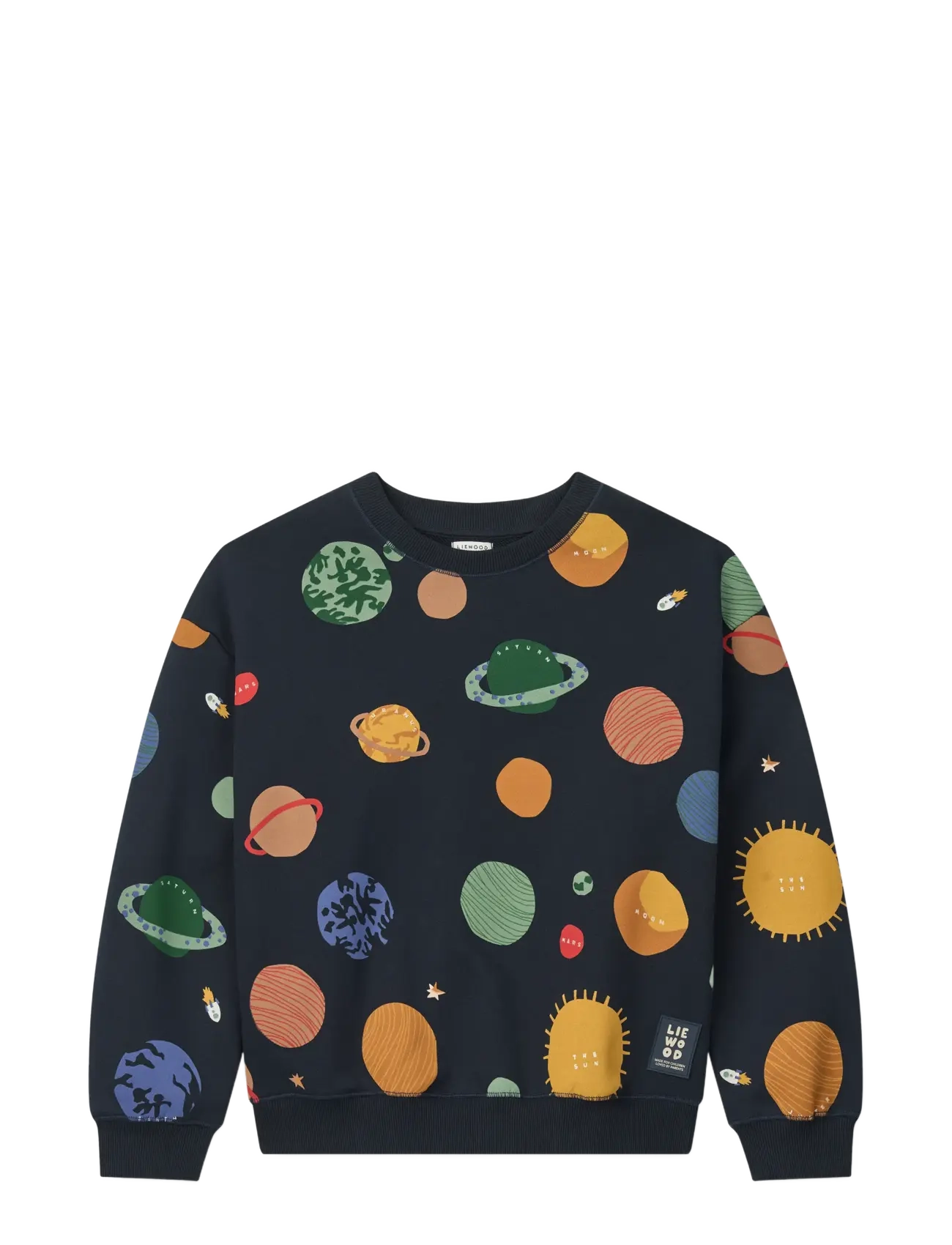 Liewood Ridley Printed Sweatshirt - Tøj - UNIVERSE / CLASSIC NAVY / navy