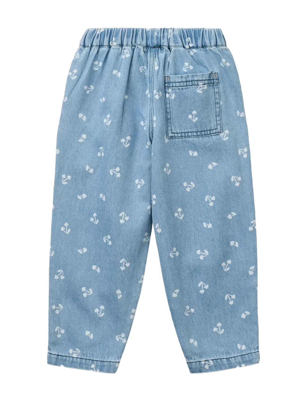 Liewood - Borris Light Printed Denim Pants - cherry heart sandy / denim - 2