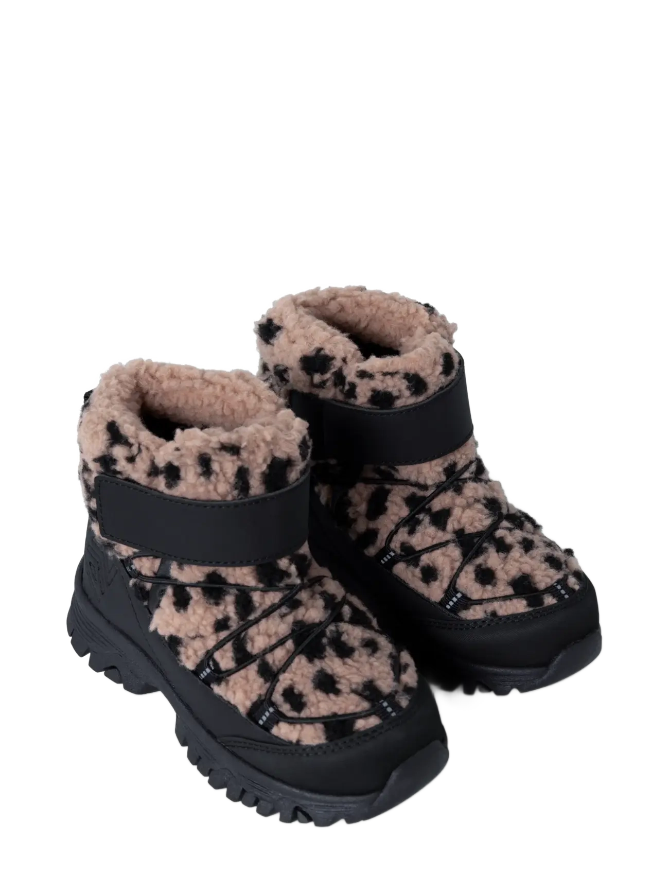 Liewood Aliza Pile Boot - Beebiriided - MEGA LEO SPOT / PALE TUSCANY / beige