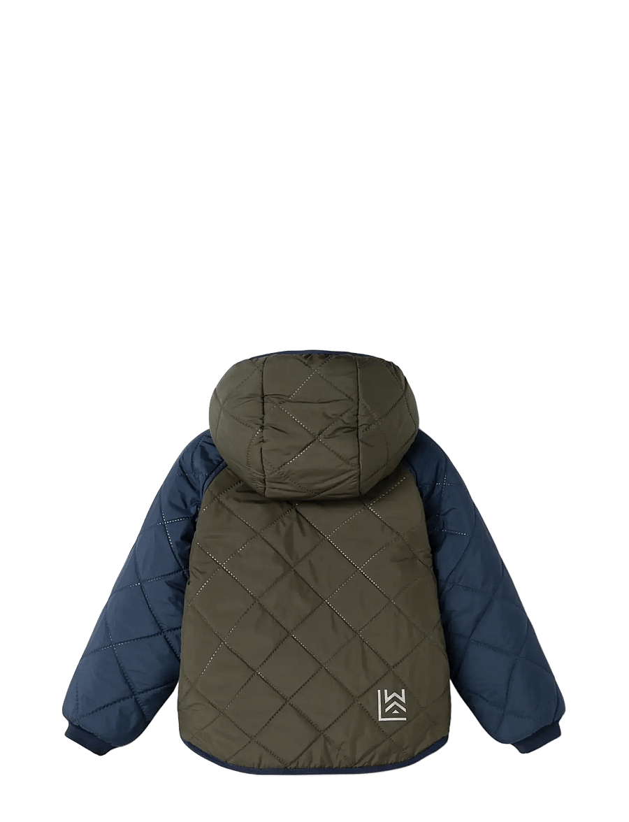 Liewood - Jackson Reversible Jacket - thermo jackets - army brown / classic navy - 4