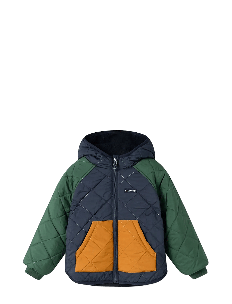 Liewood - Jackson Reversible Jacket - garden green multi mix - 1