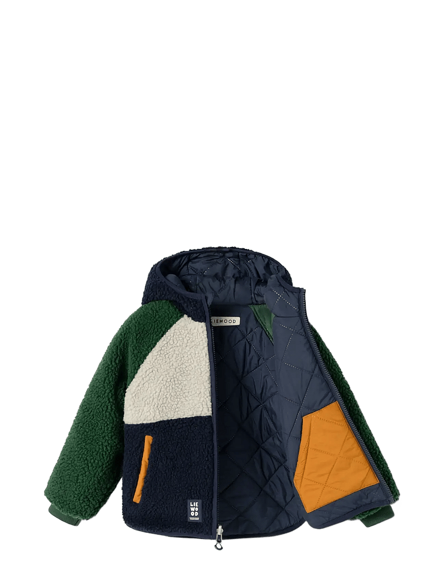 Liewood - Jackson Reversible Jacket - garden green multi mix - 2