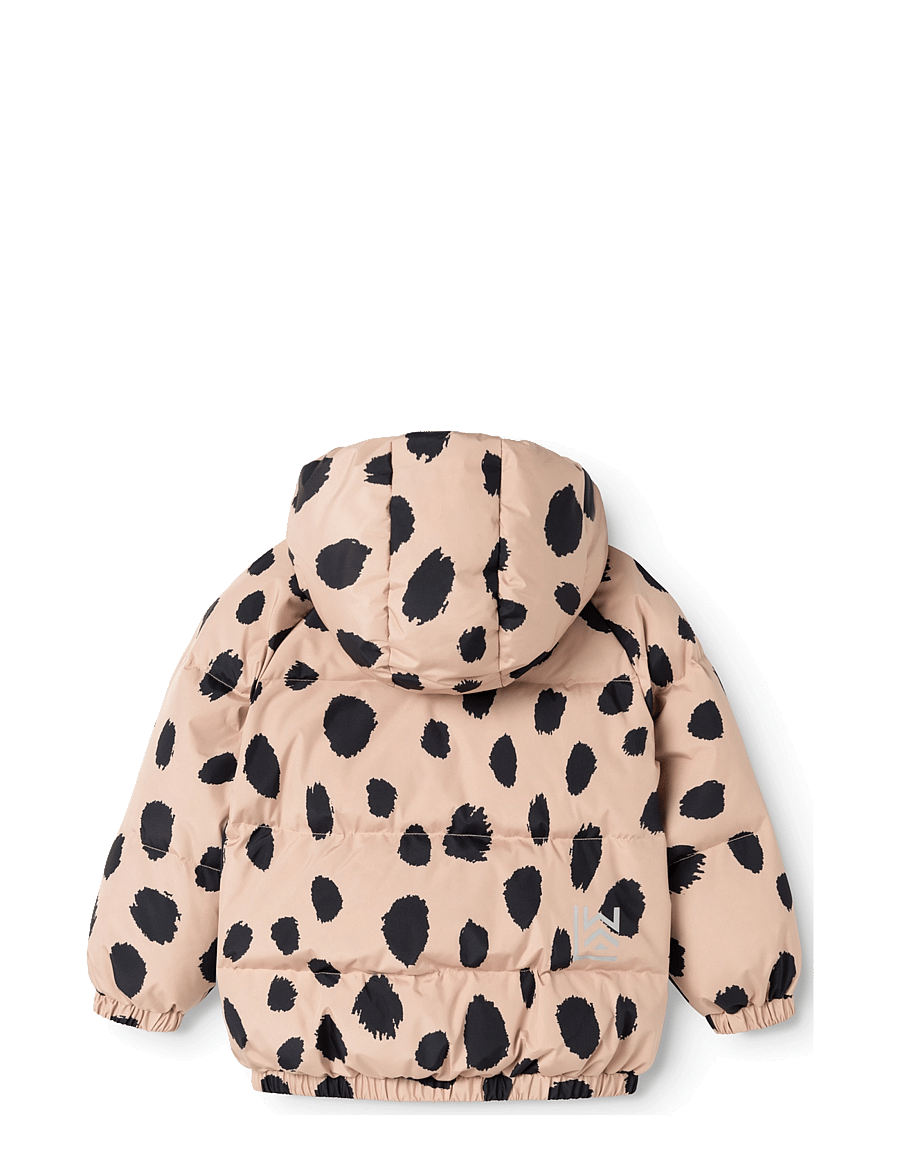 Liewood - Adelina Down Jacket - vinterjackor - mega leo spot / pale tuscany - 2