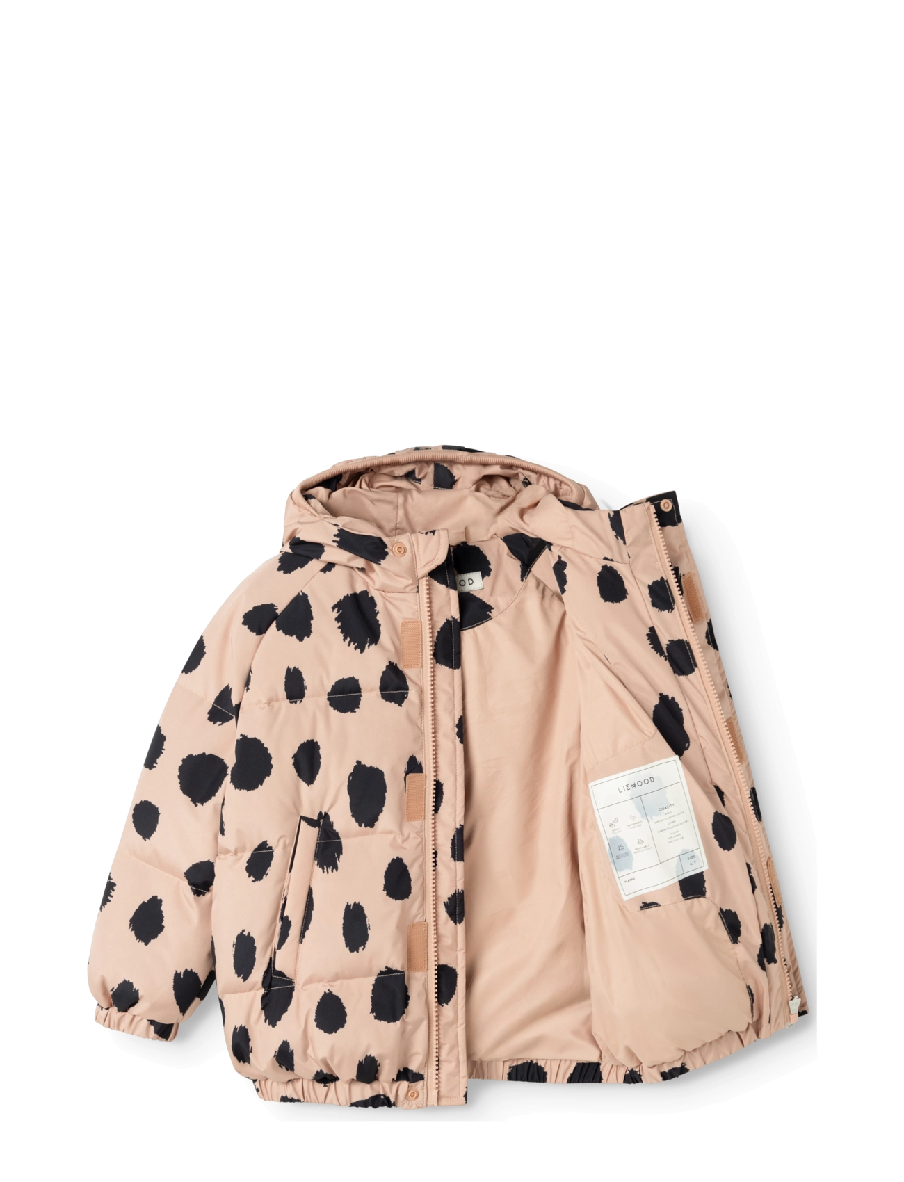 Liewood - Adelina Down Jacket - vinterjackor - mega leo spot / pale tuscany - 3