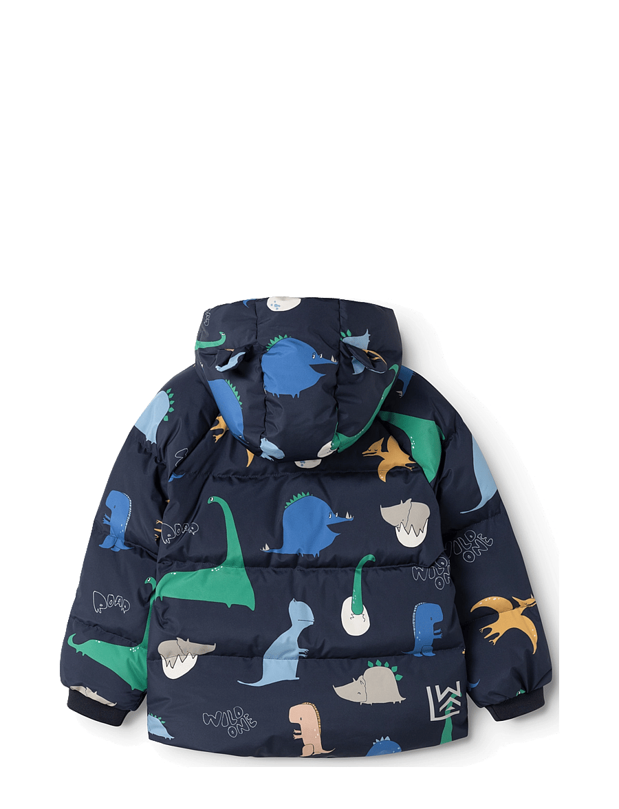 Liewood - Polle Down Puffer Jacket - dino roar / classic navy - 2