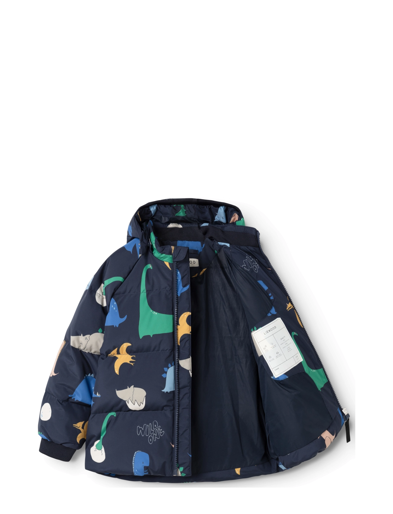 Liewood - Polle Down Puffer Jacket - dino roar / classic navy - 3