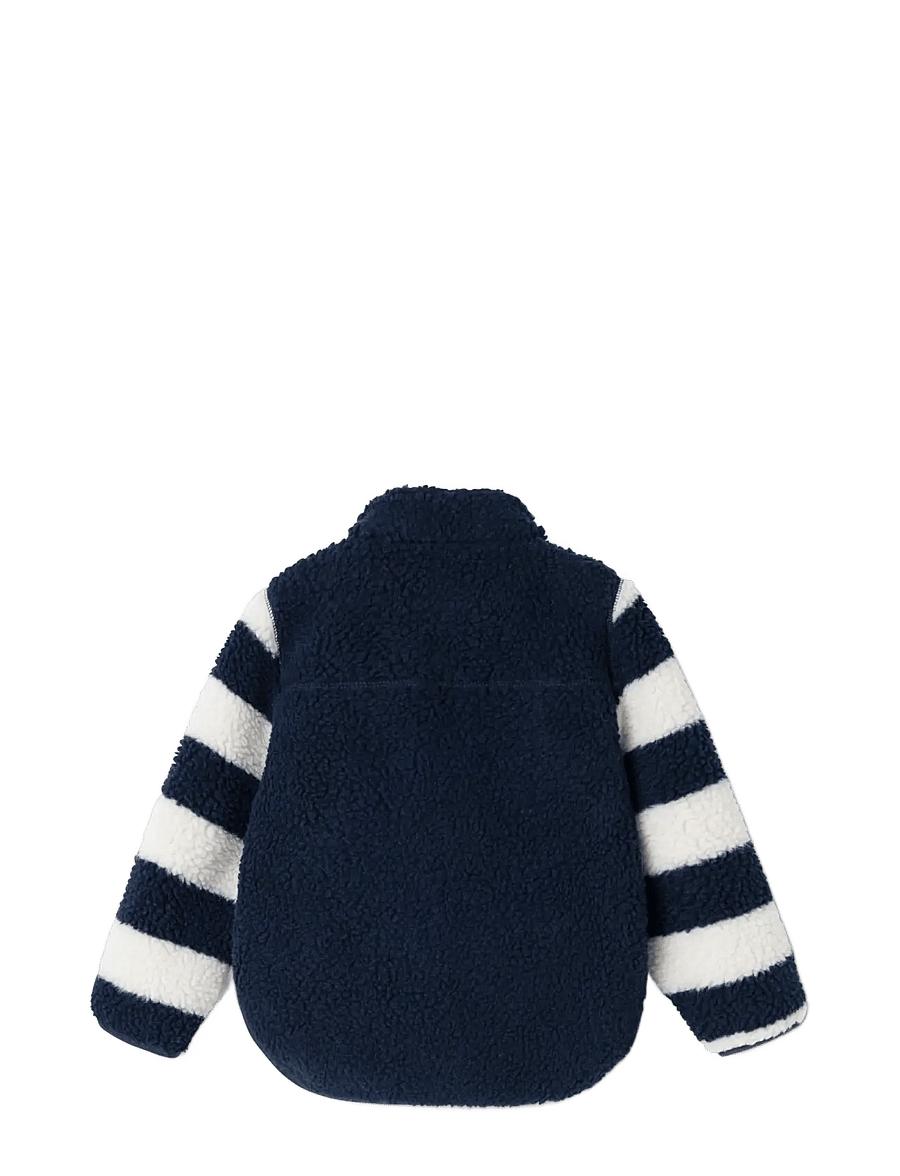 Liewood - Noam Pile Jacket - fleece jackets - classic navy multi mix - 1