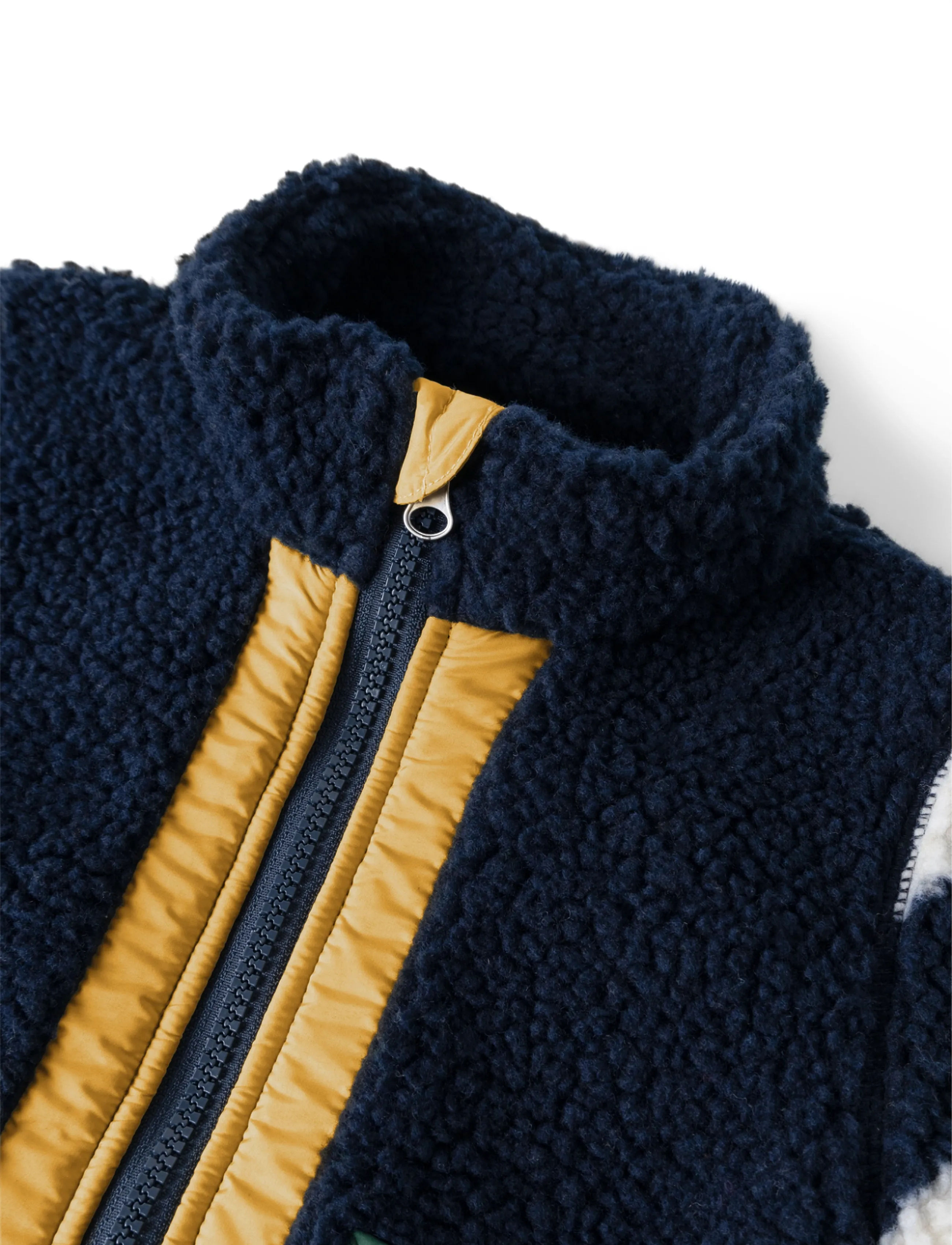 Liewood - Noam Pile Jacket - fleece jackets - classic navy multi mix - 2
