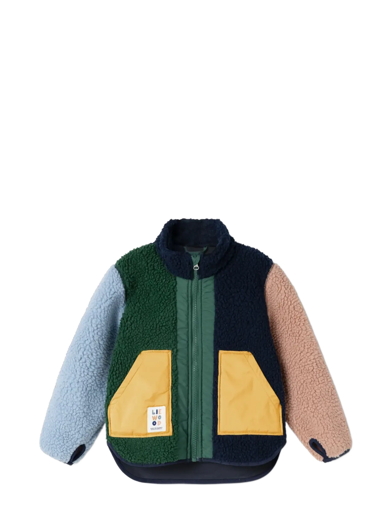 Liewood Noam Pile Jacket - Beebiriided - GARDEN GREEN MULTI MIX / green