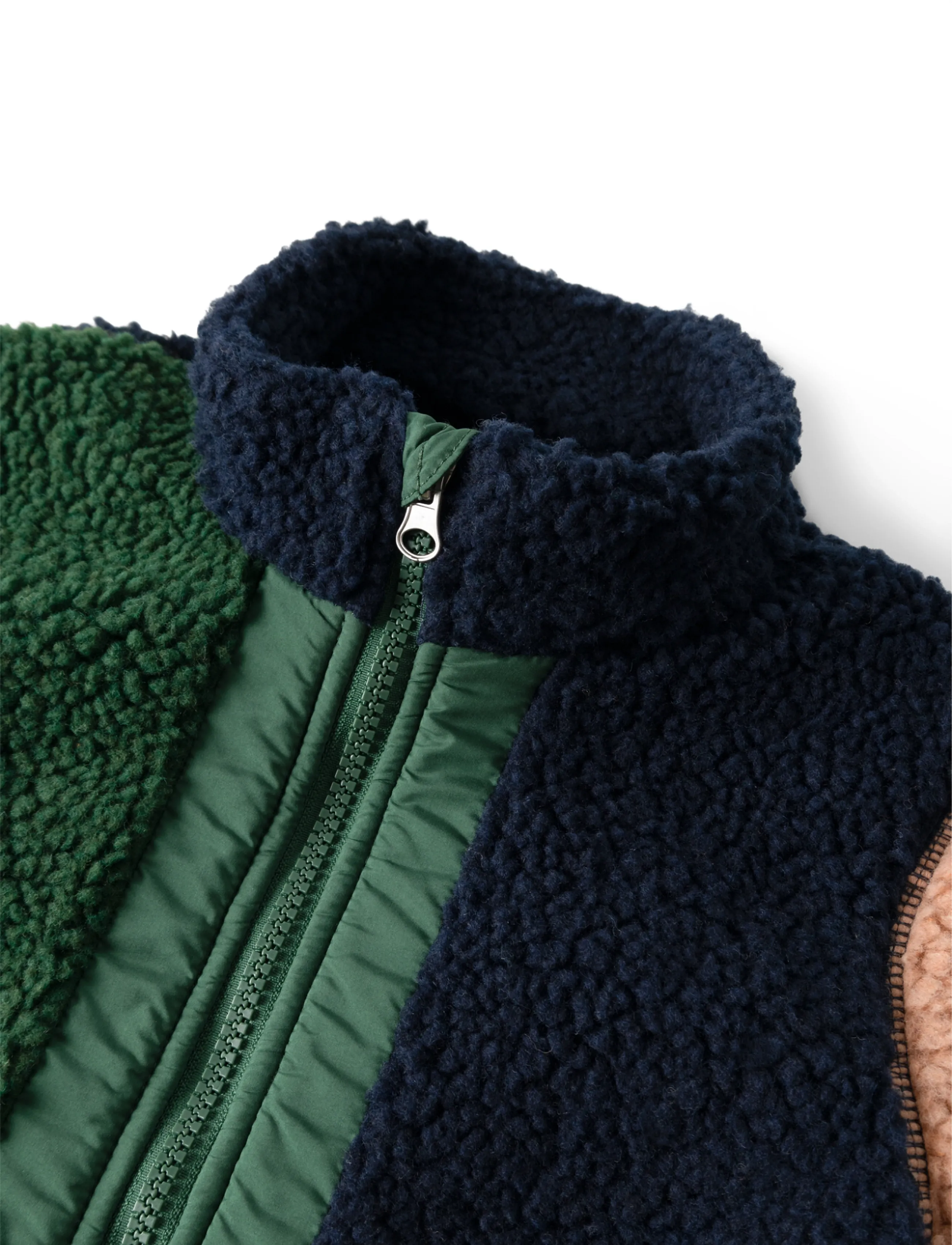Liewood - Noam Pile Jacket - garden green multi mix - 2