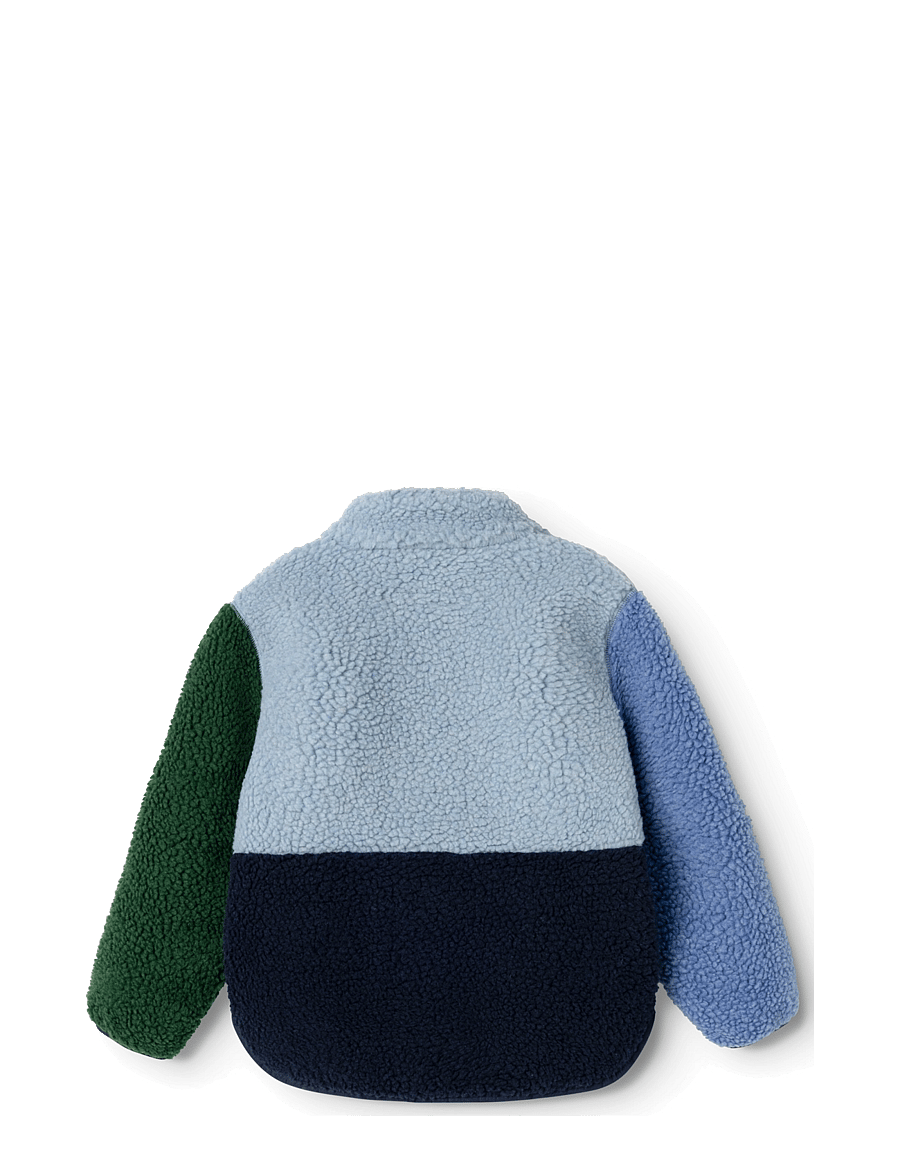 Liewood - Nolan Pile Jacket - fleece jackets - classic navy multi mix - 2