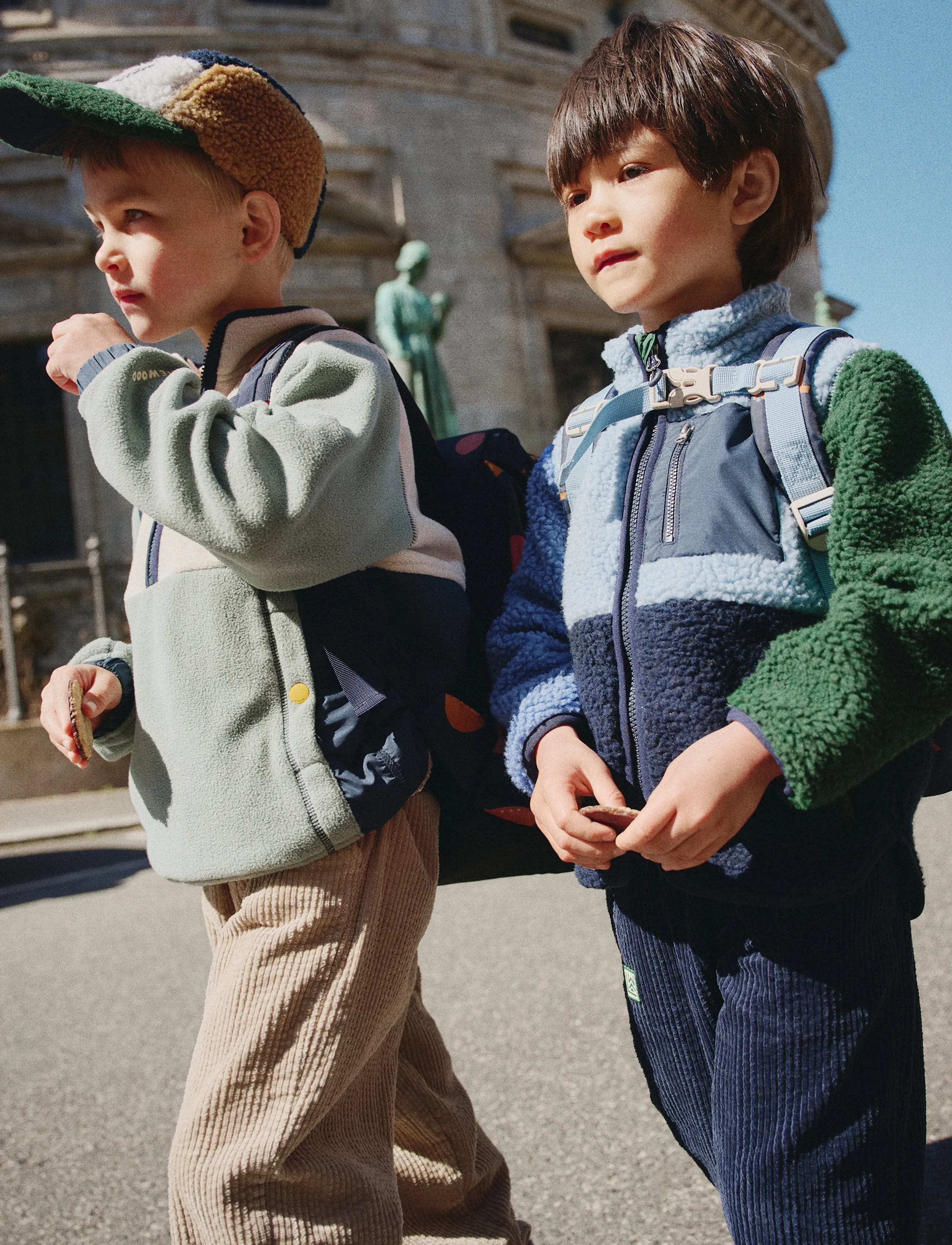 Liewood - Nolan Pile Jacket - fleece jackets - classic navy multi mix - 4