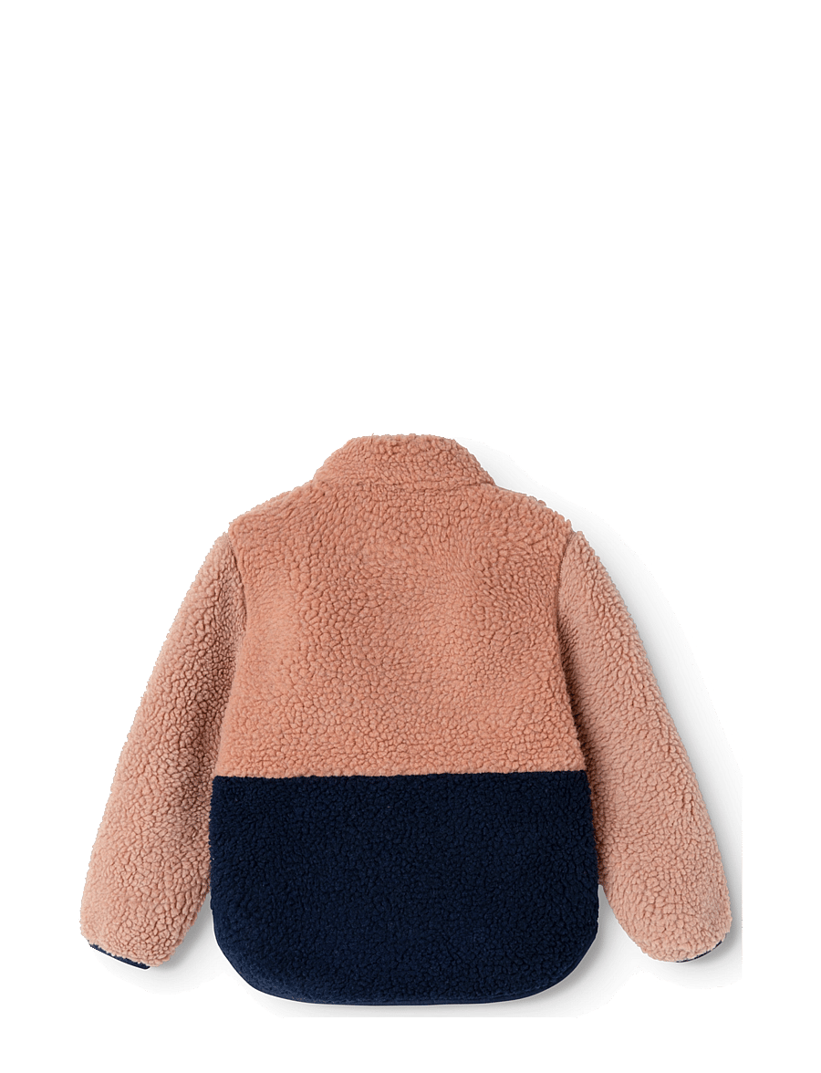 Liewood - Nolan Pile Jacket - fleece jackets - tuscany rose mix - 2