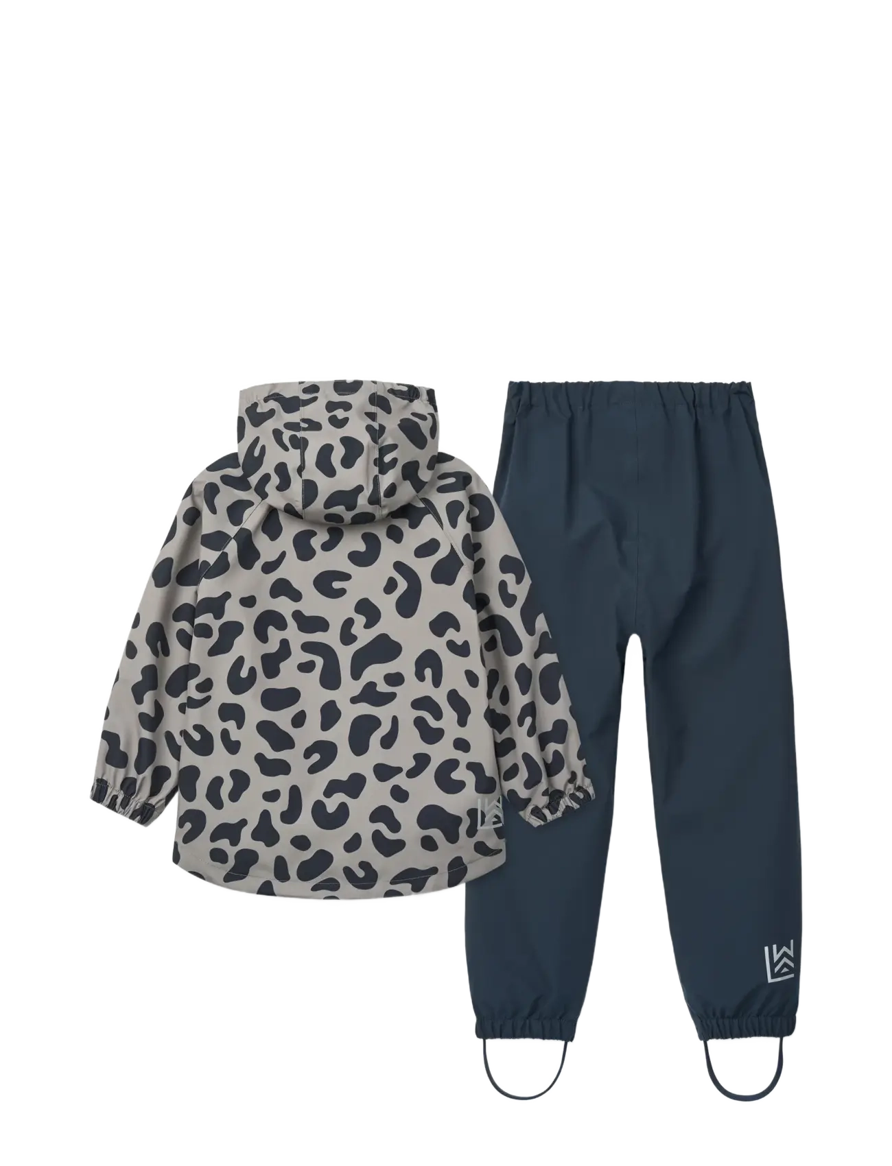 Liewood - Pedia Rainwear Set - vihmakomplektid - mega leo mist / classic navy - 1