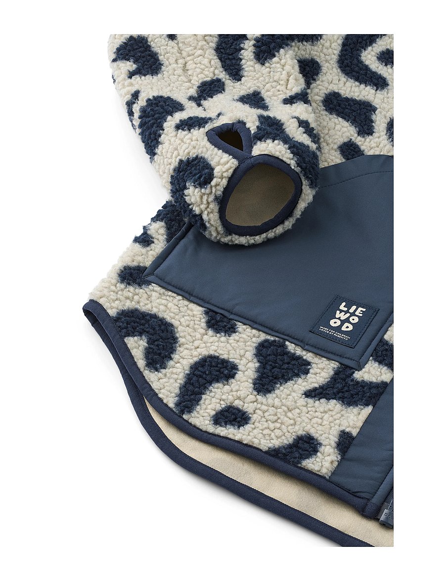 Liewood - Pedia Rainwear Set - rain sets - mega leo mist / classic navy - 3