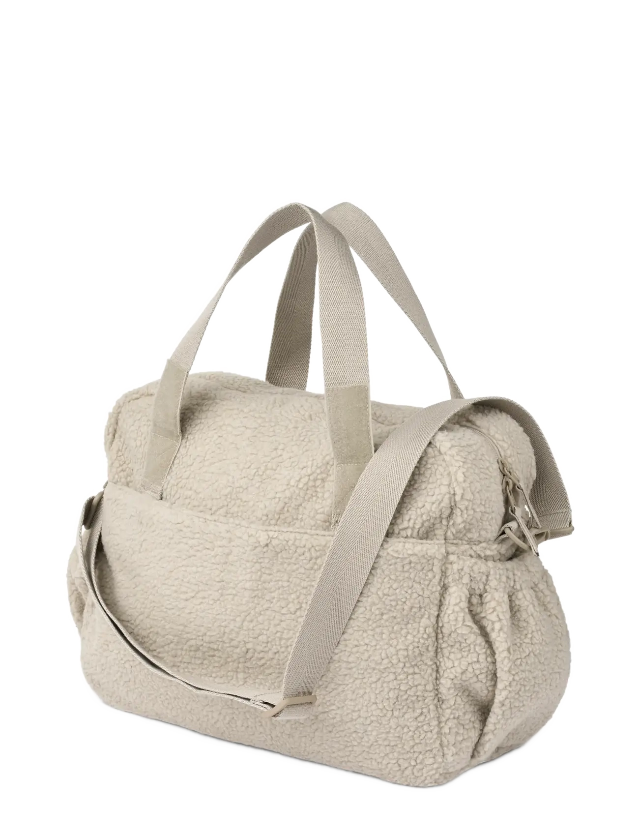 Liewood Carly Pile Changing Bag - Back to school - MIST / beige