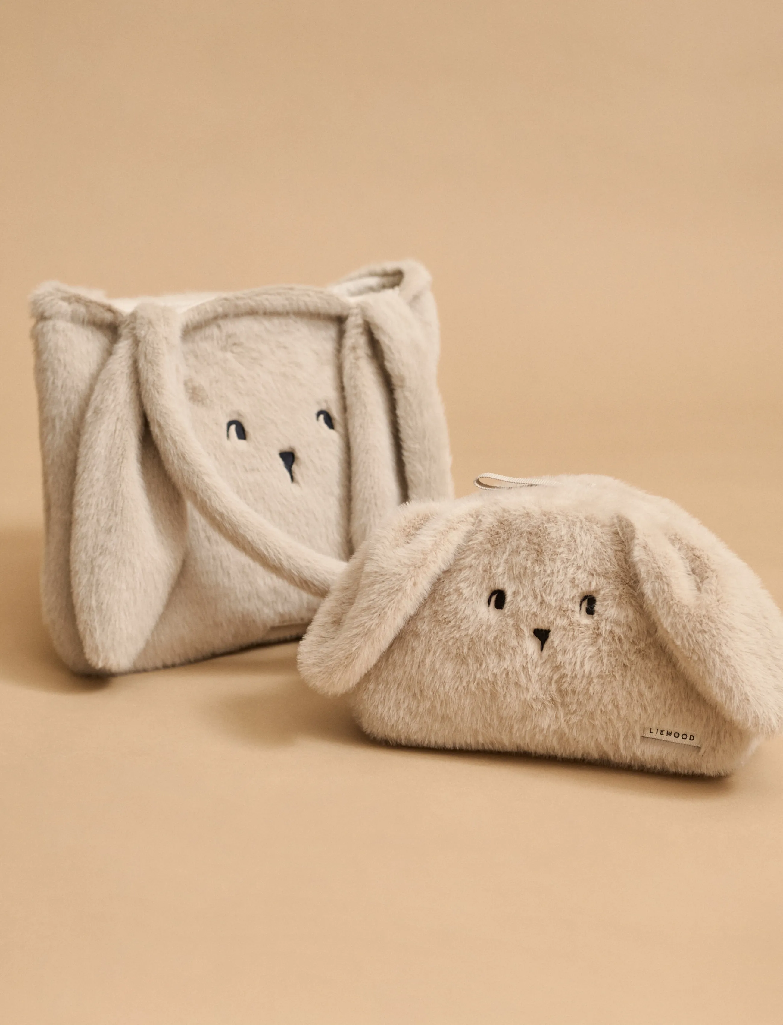 Liewood - Eloise Plush Rabbit Toiletry Bag - bath time - mist - 0