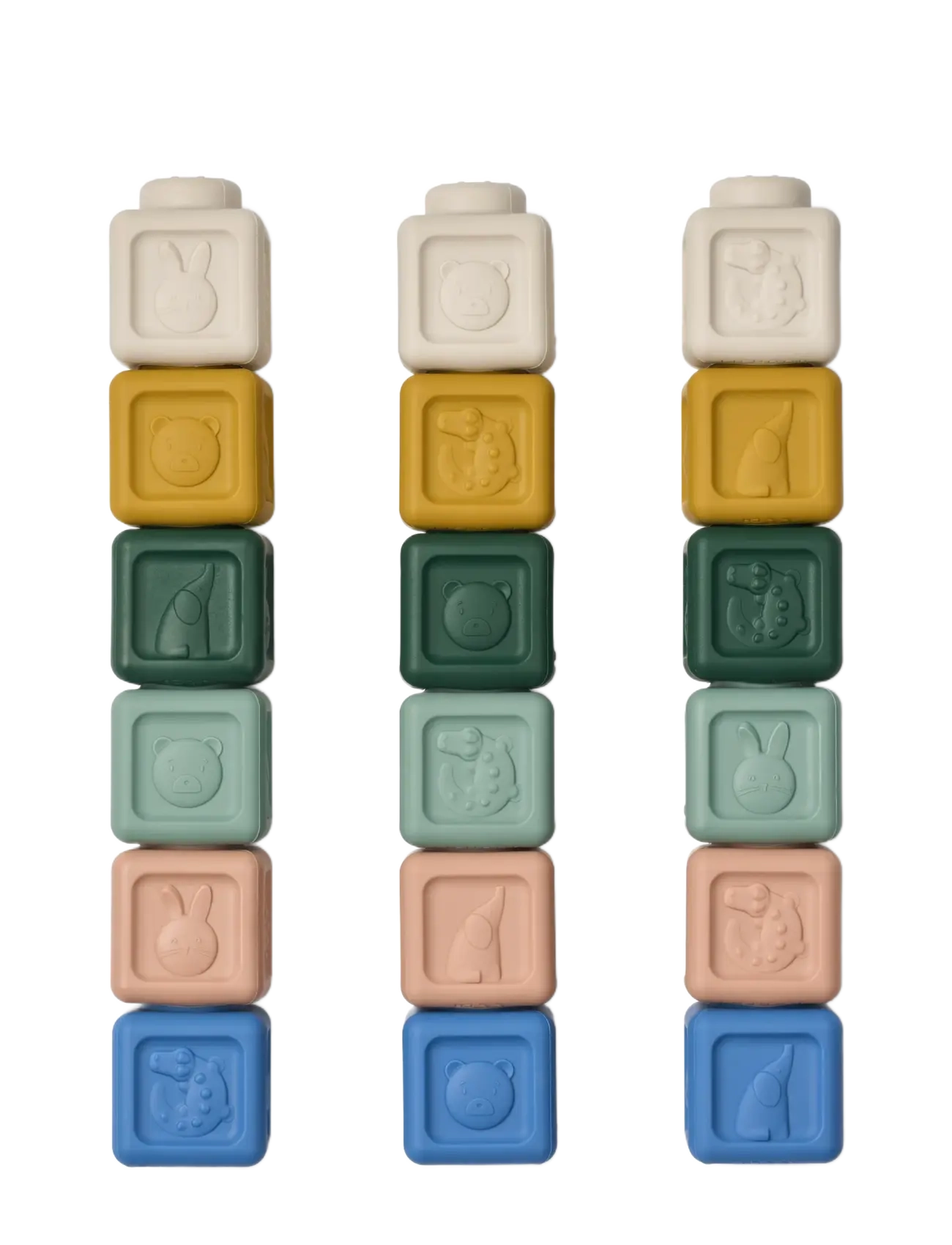 Liewood - Veda Multifunctional Building Blocks 18-pack - beach blue multi mix - 2