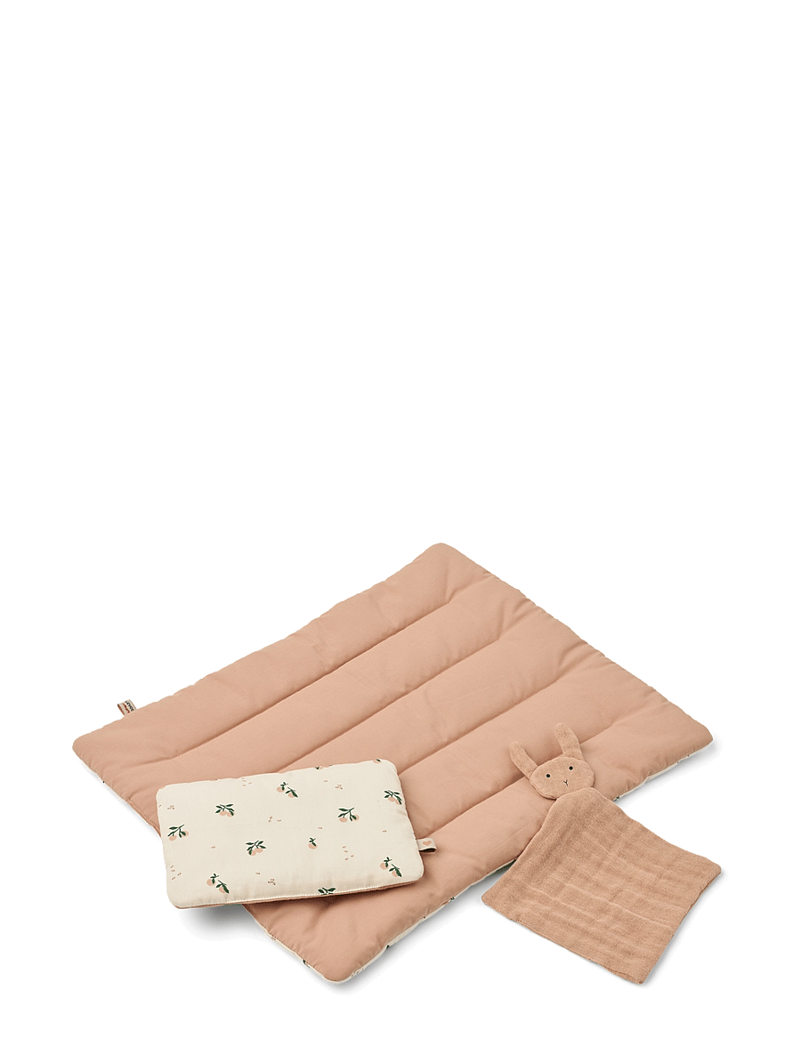 Liewood - Joan Doll Duvet Set - docktillbehör - peach / sea shell - 0