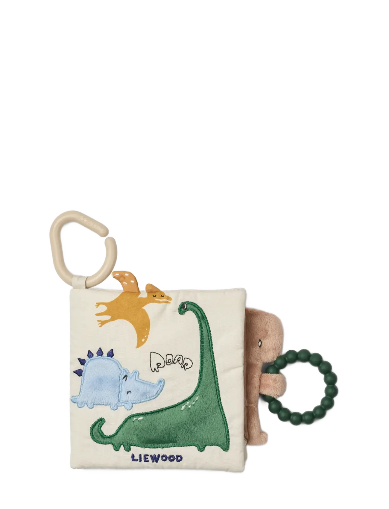 Liewood Fey Dino Roar Fabric Book - Leksaker - DINO ROAR / DOVE BLUE / cream
