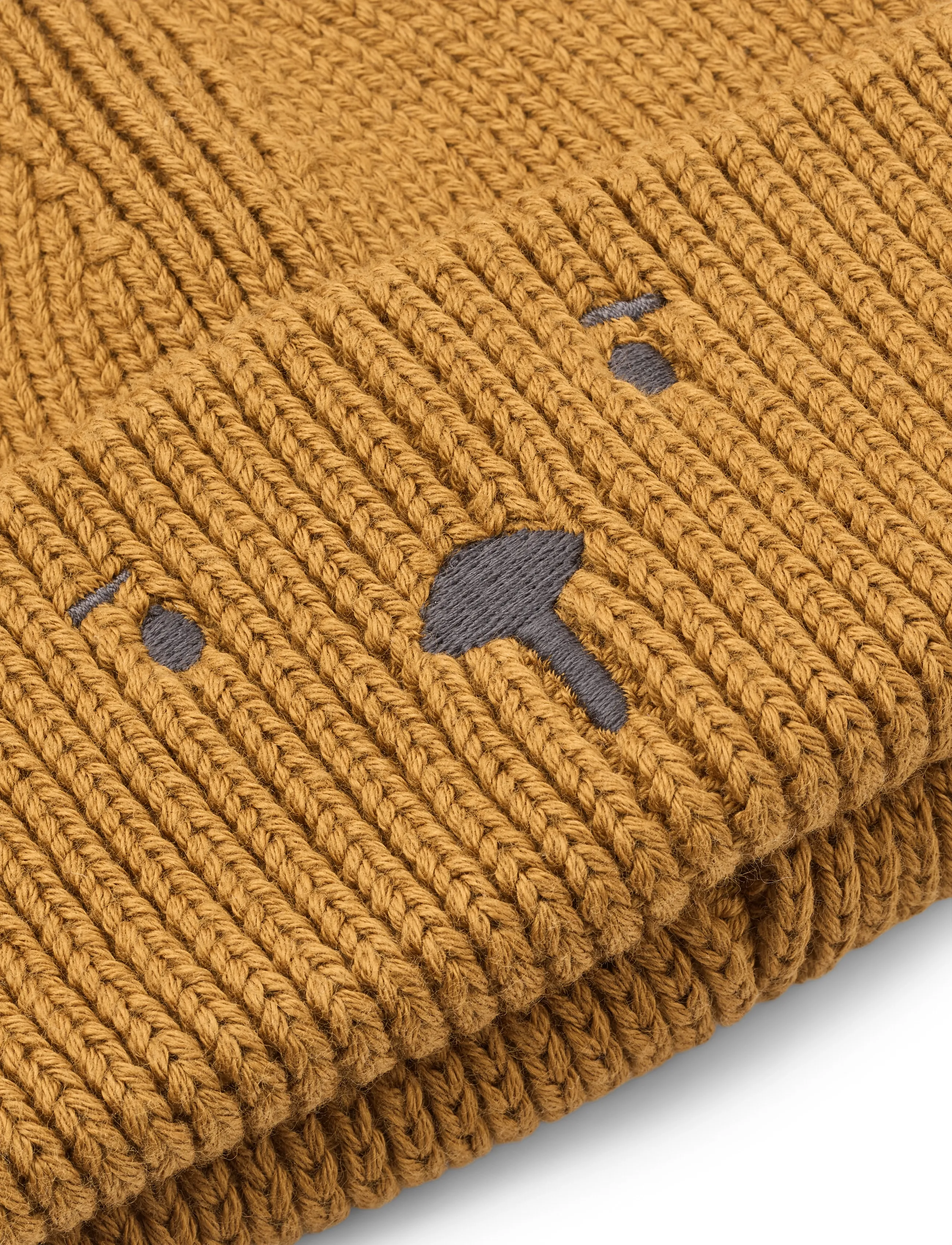 Liewood - Gina Beanie w Bear Embroidery - golden caramel - 2
