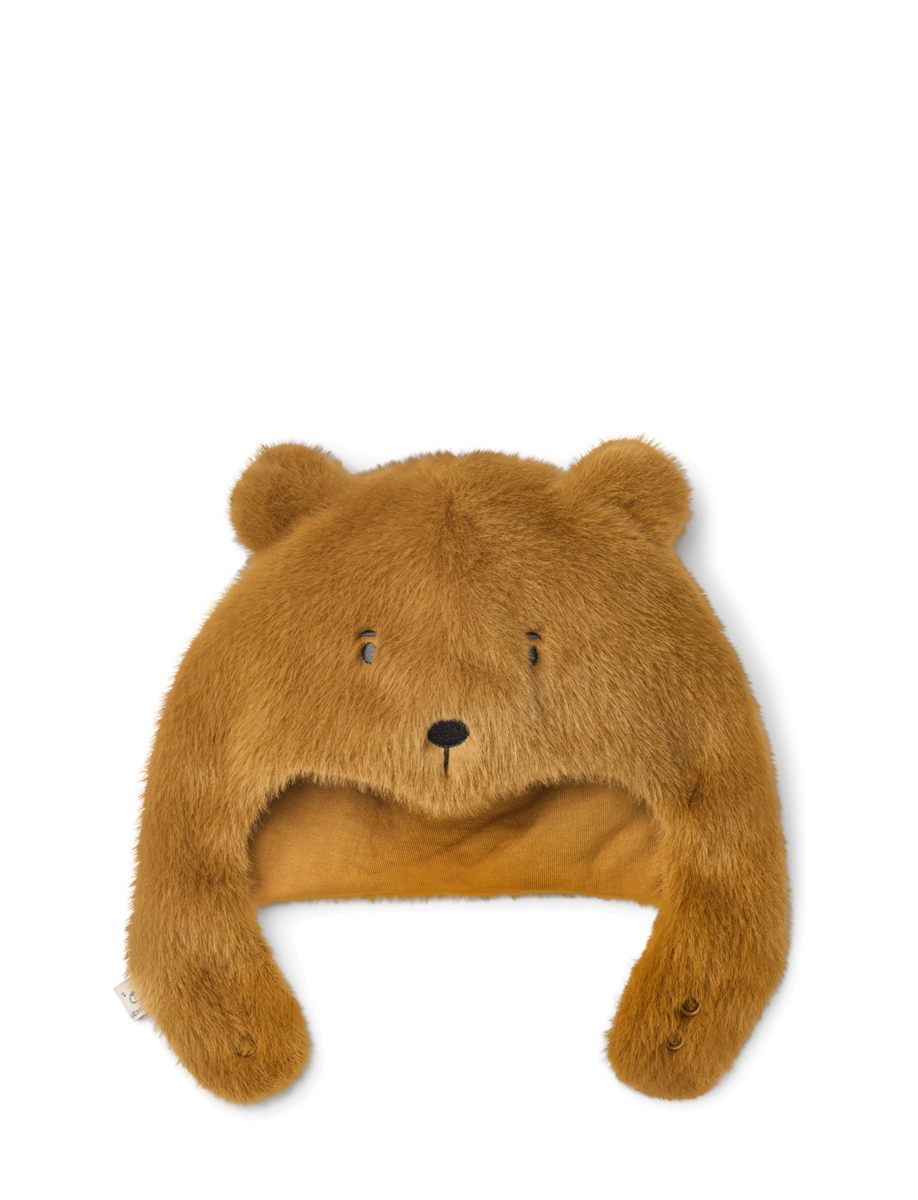 Liewood Lillie Plush Bear Hat - Babymützen - GOLDEN CARAMEL / brown