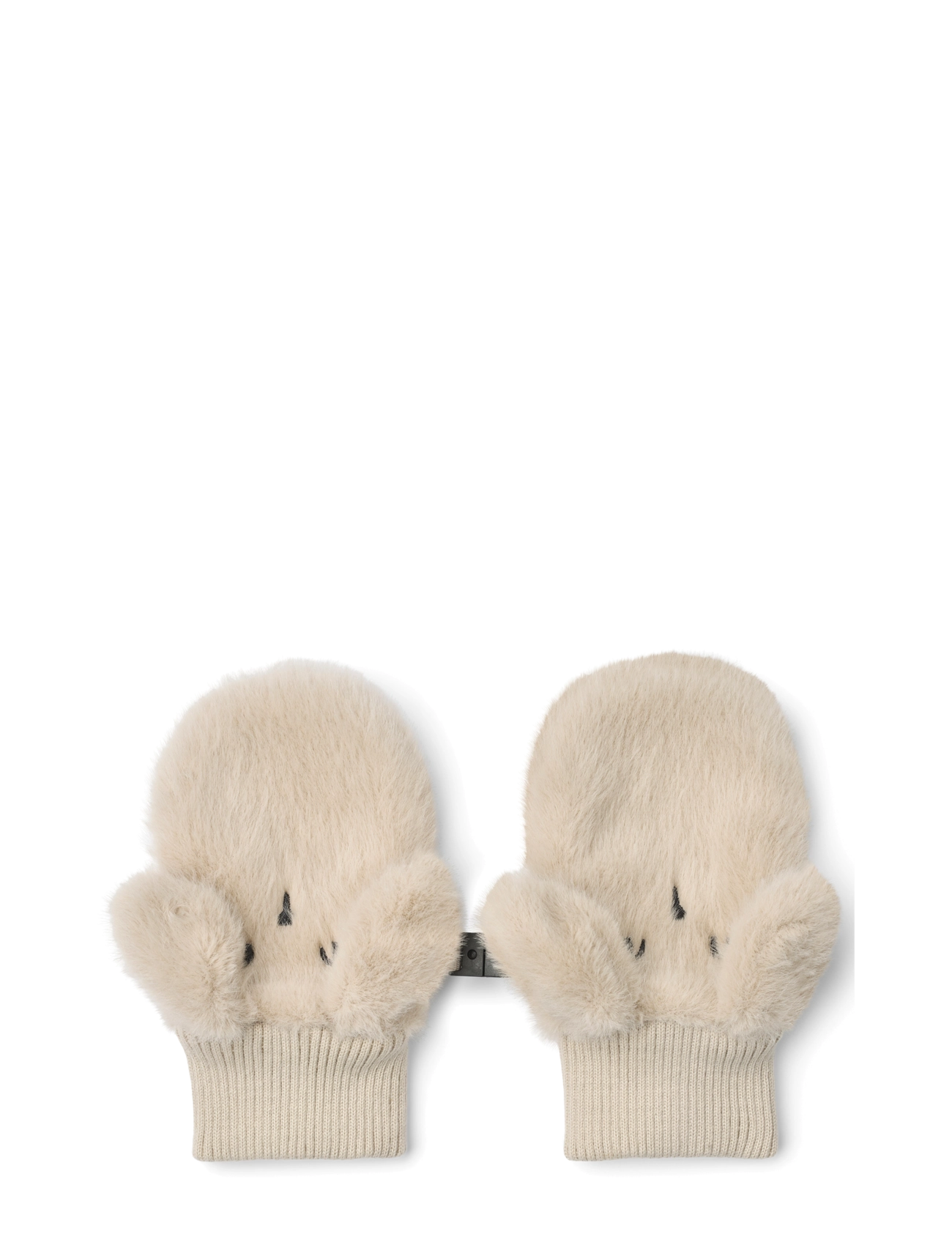 Liewood Lizzy Plush Rabbit Mittens - Vinteraccessoarer - MIST / cream