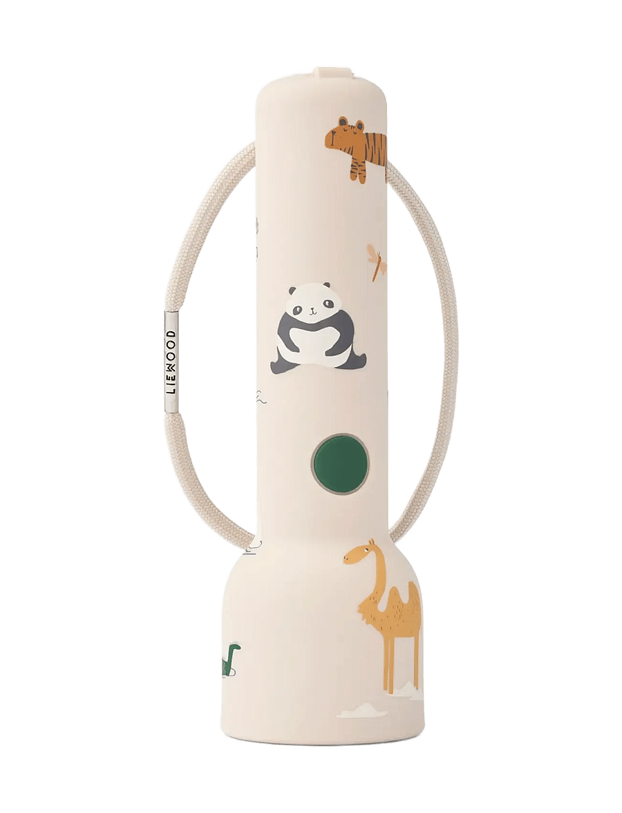 Liewood - Gry Printed Flashlight - night lamps - around the world / sandy - 1