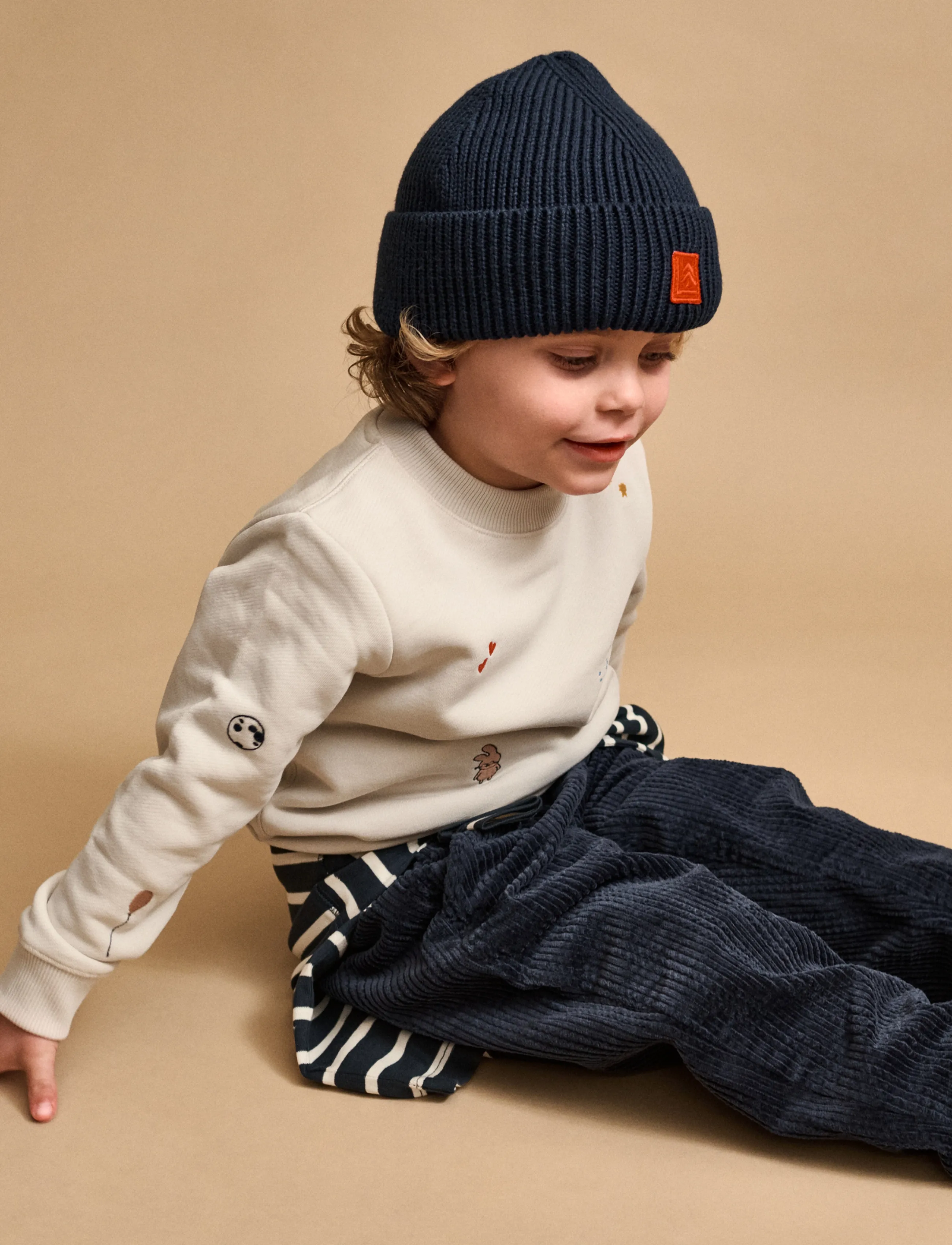 Liewood - Ridley Embroidered Sweatshirt - tamtam / sandy - 3