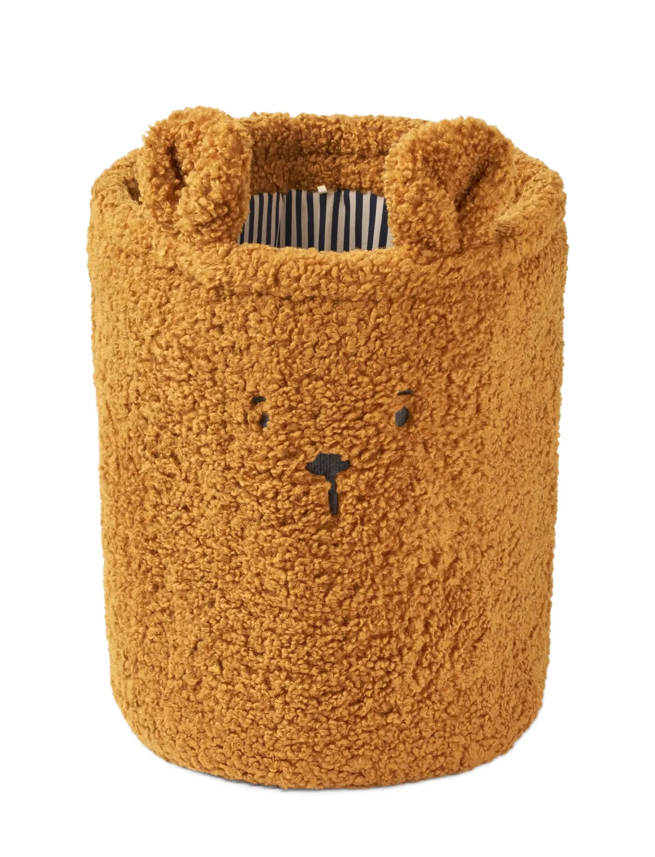 Liewood Morley Bear Pile Basket - Förvaringskorgar - GOLDEN CARAMEL / brown