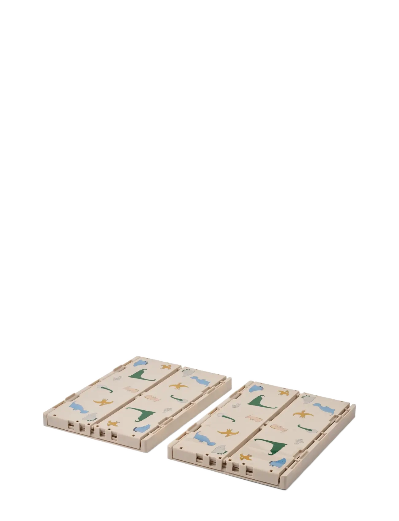 Liewood - Weston Printed Storage Box M 2-pack - förvaringslådor - dino roar / sandy - 1