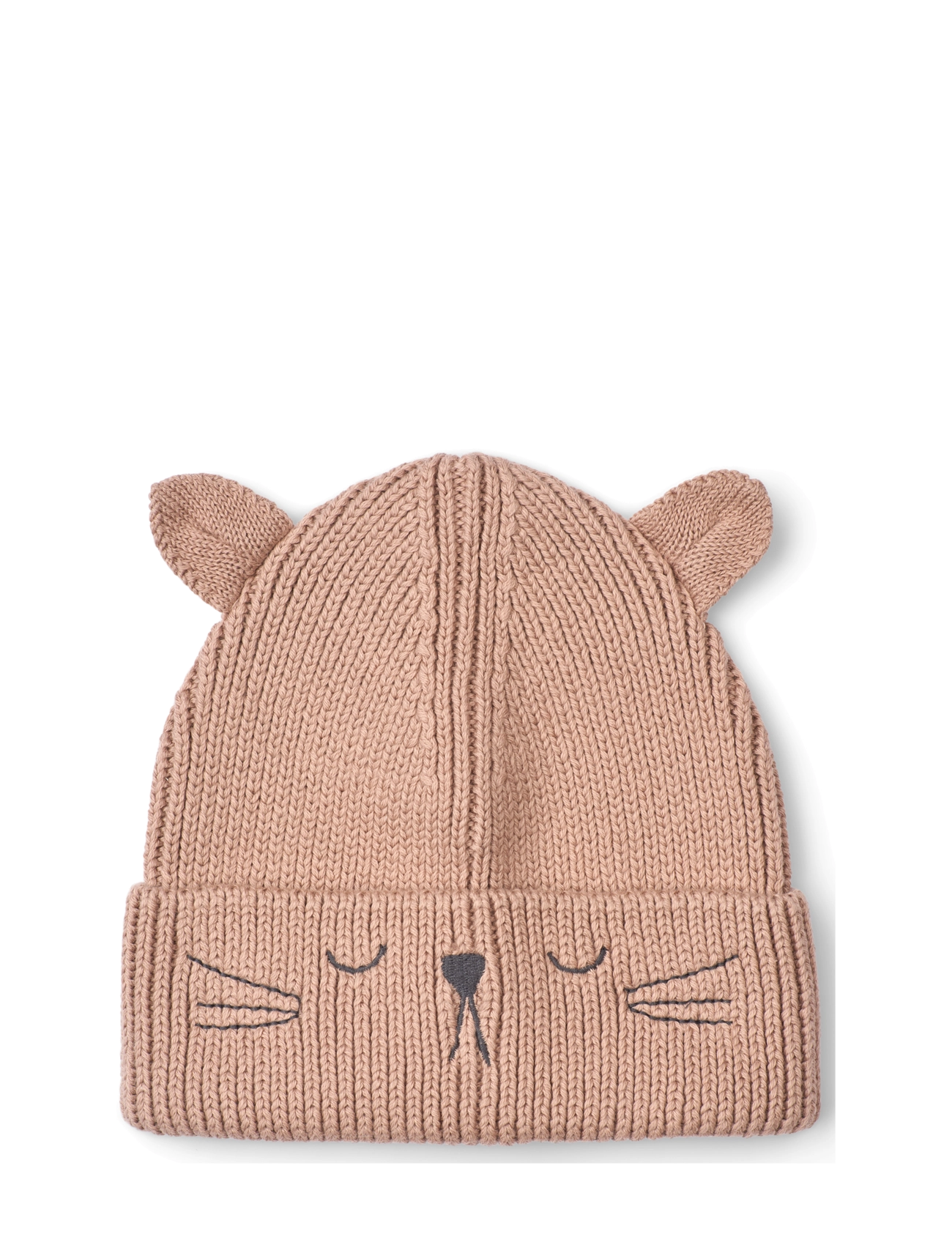 Liewood Gina Beanie w Cat Embroidery - Liewood - PALE TUSCANY / beige
