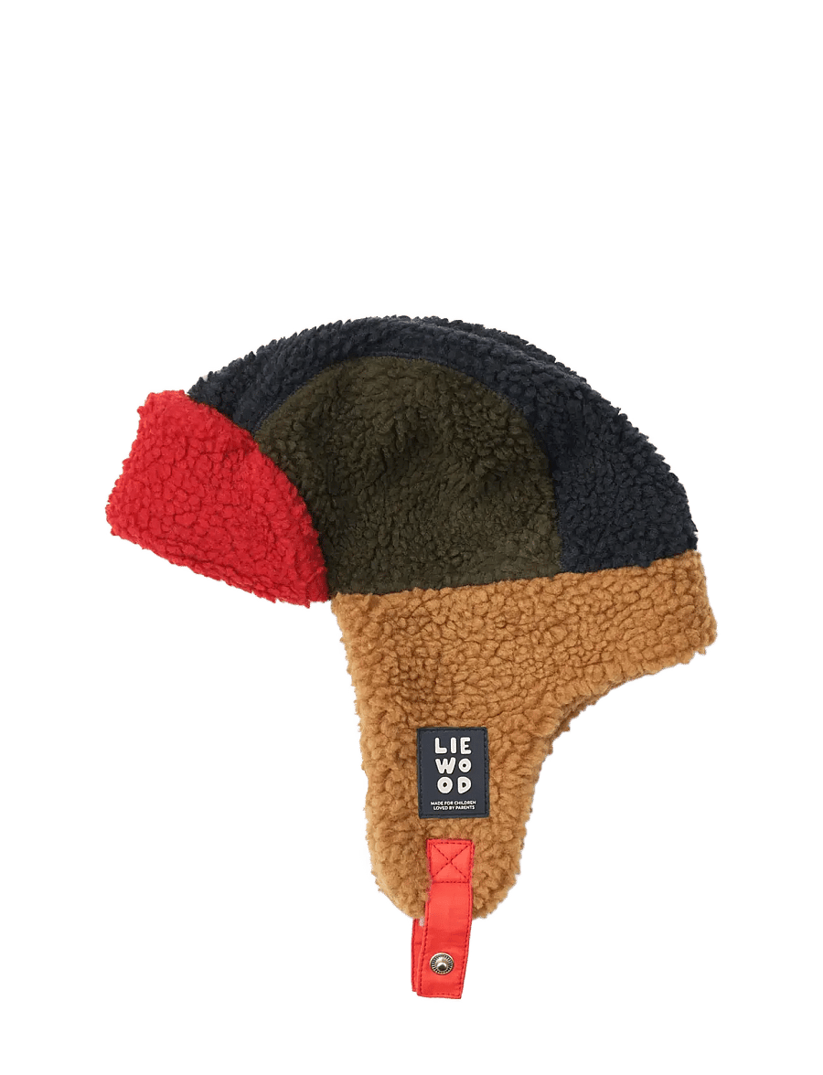 Liewood - Bravo Pile Hat - wintermützen - army brown multi mix - 0