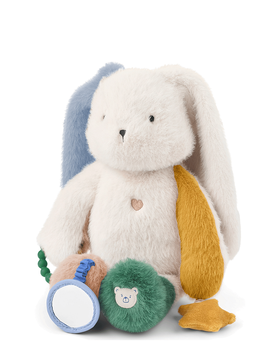 Liewood - Angelina Activity Toy Rabbit - mjukisdjur - sandy multi mix - 0