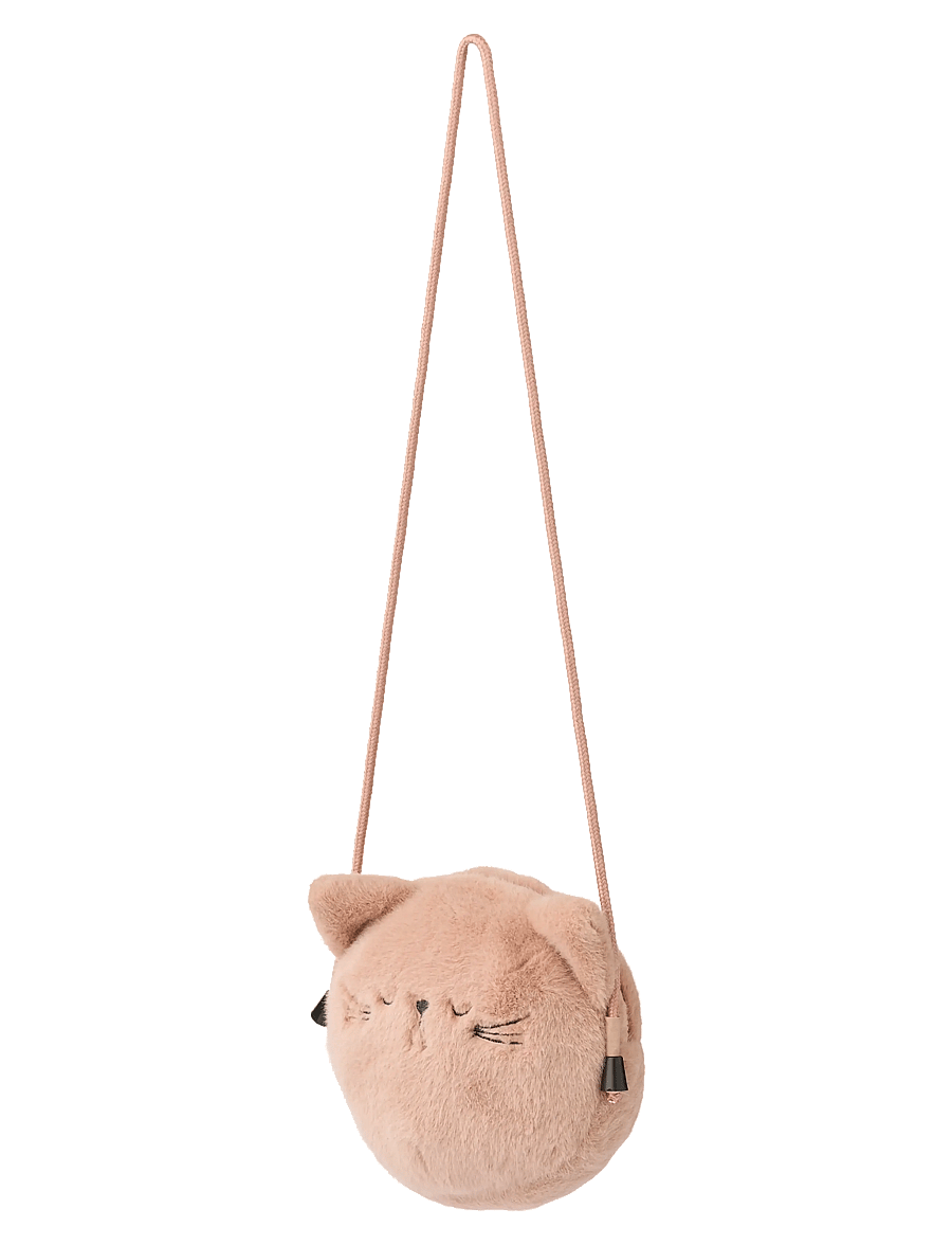 Liewood - Dianne Plush Cat Bag - axelremsväskor - pale tuscany - 0