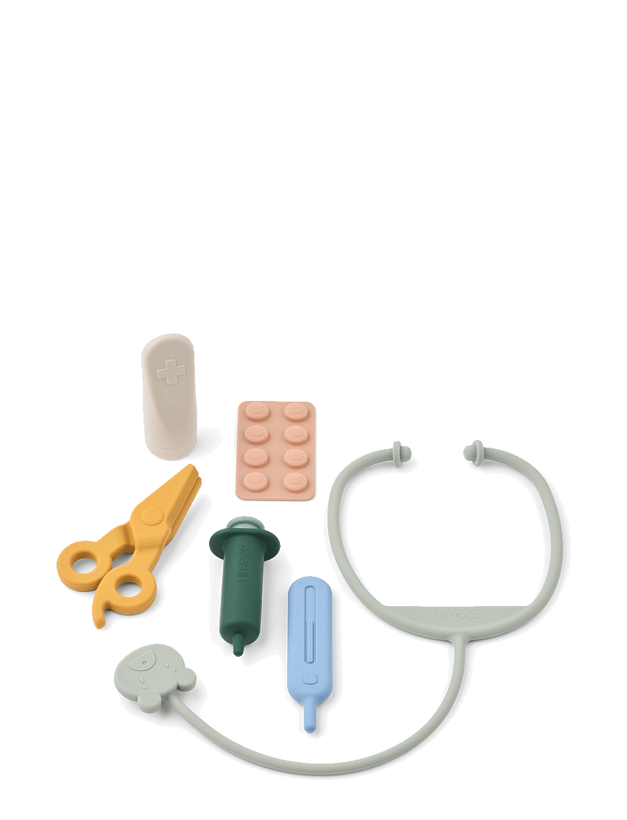 Liewood - Leif Doctor Set - serveringsset - garden green multi mix - 1