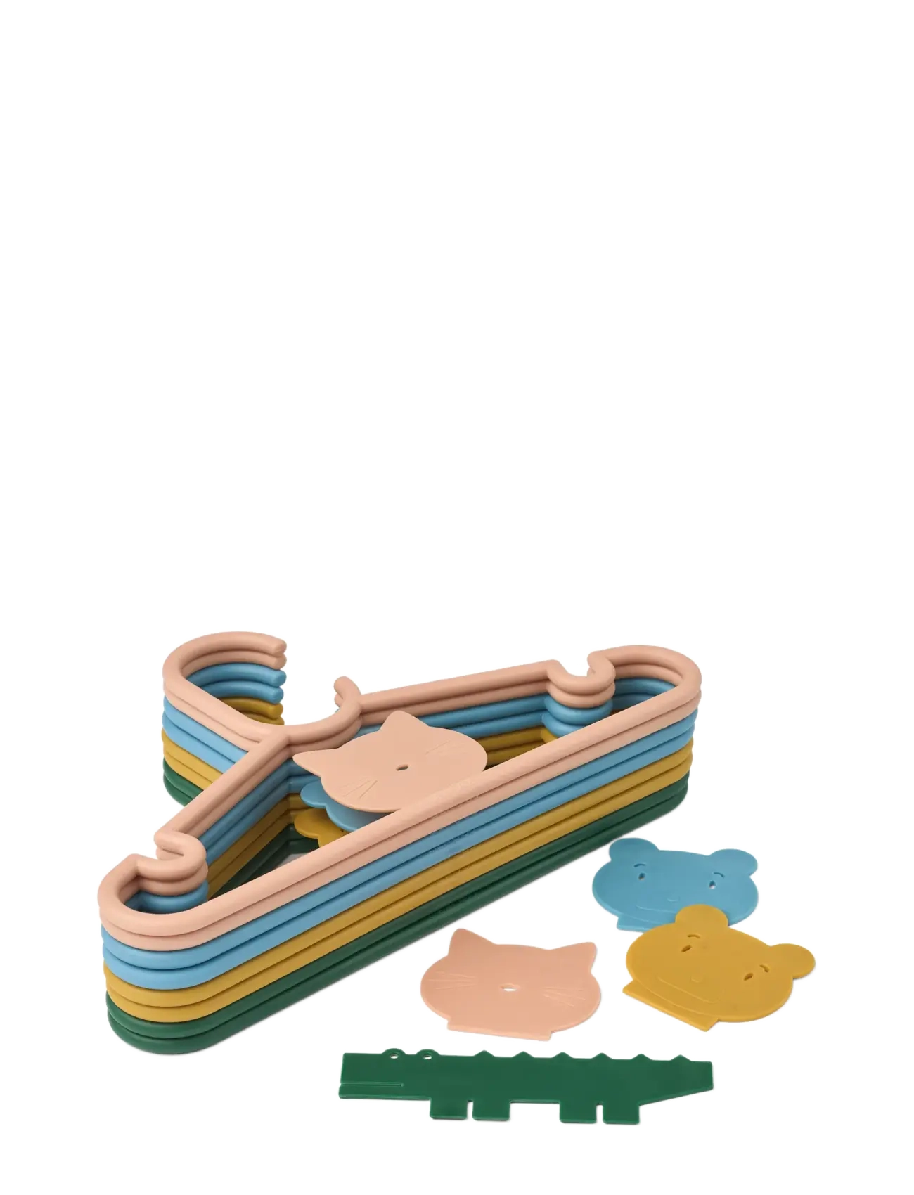Liewood Falton Classic Hanger 8-Pack - Krokar och galgar - YUZU MULTI MIX / multi