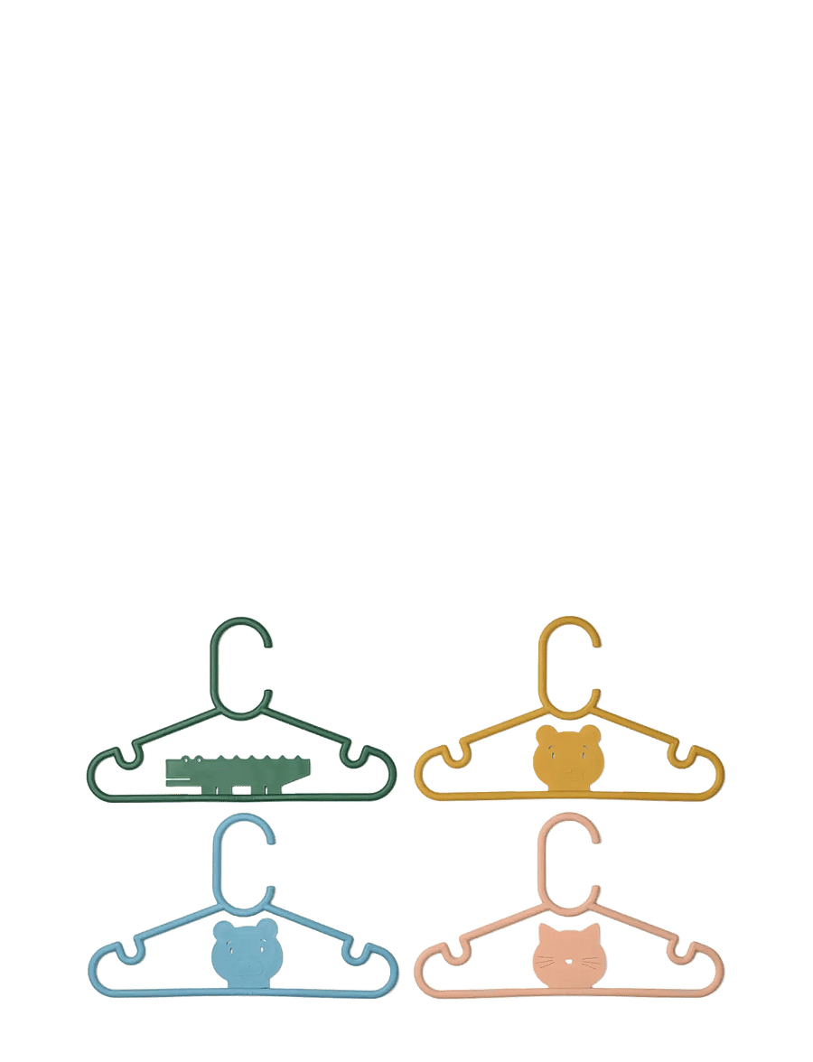 Liewood - Falton Classic Hanger 8-Pack - krokar och galgar - yuzu multi mix - 1