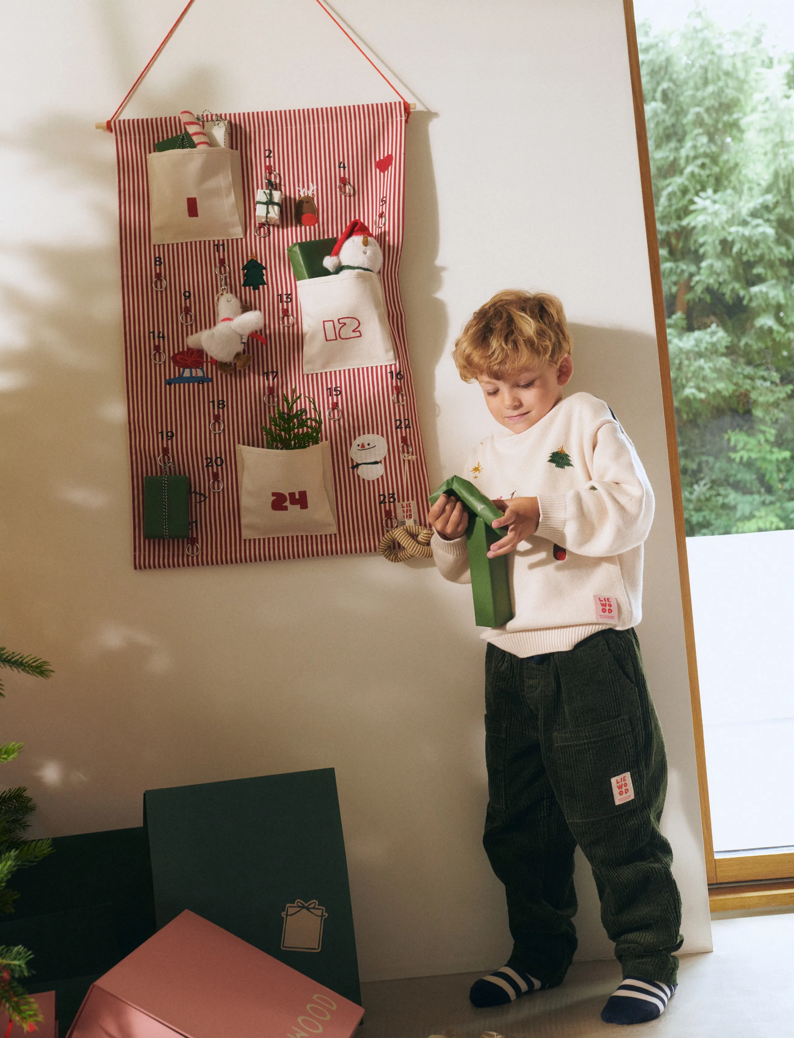 Liewood - Orlane Embroidery Knit Jumper - trøjer - festive / sandy / embroidery - 4