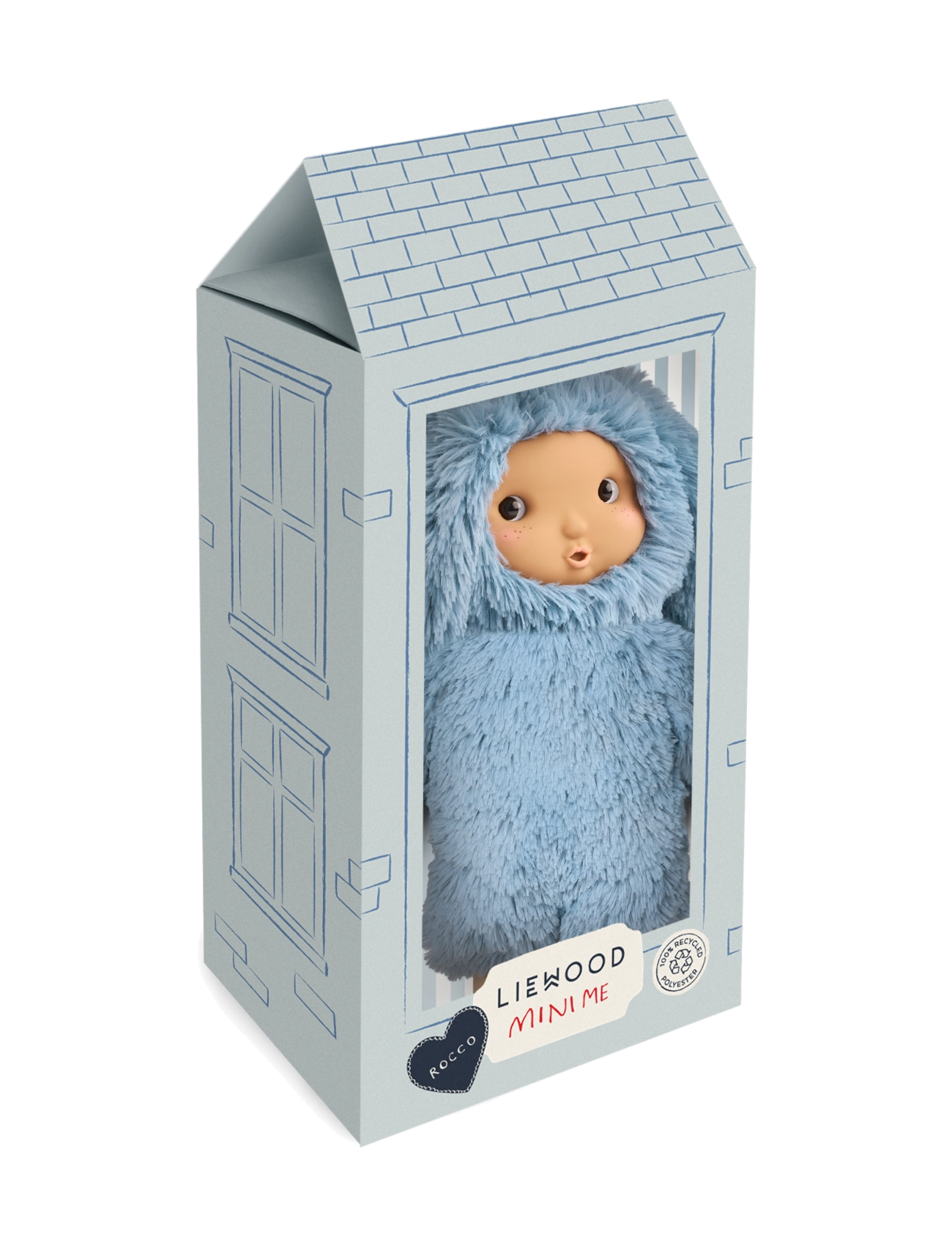Liewood - Miko Rocco Plush Doll - mjuka leksaker - beach blue - 4