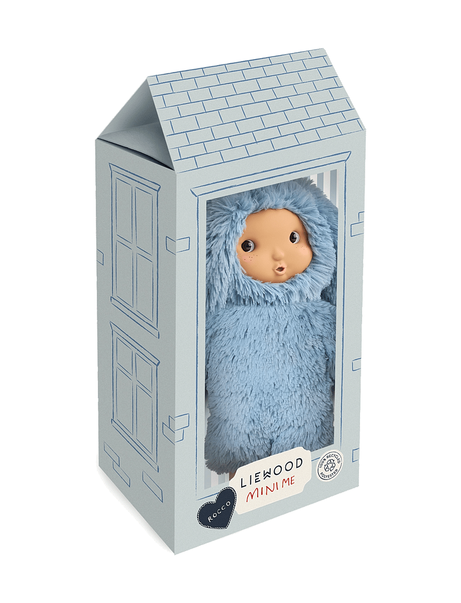 Liewood - Miko Rocco Plush Doll - mjuka leksaker - beach blue - 4